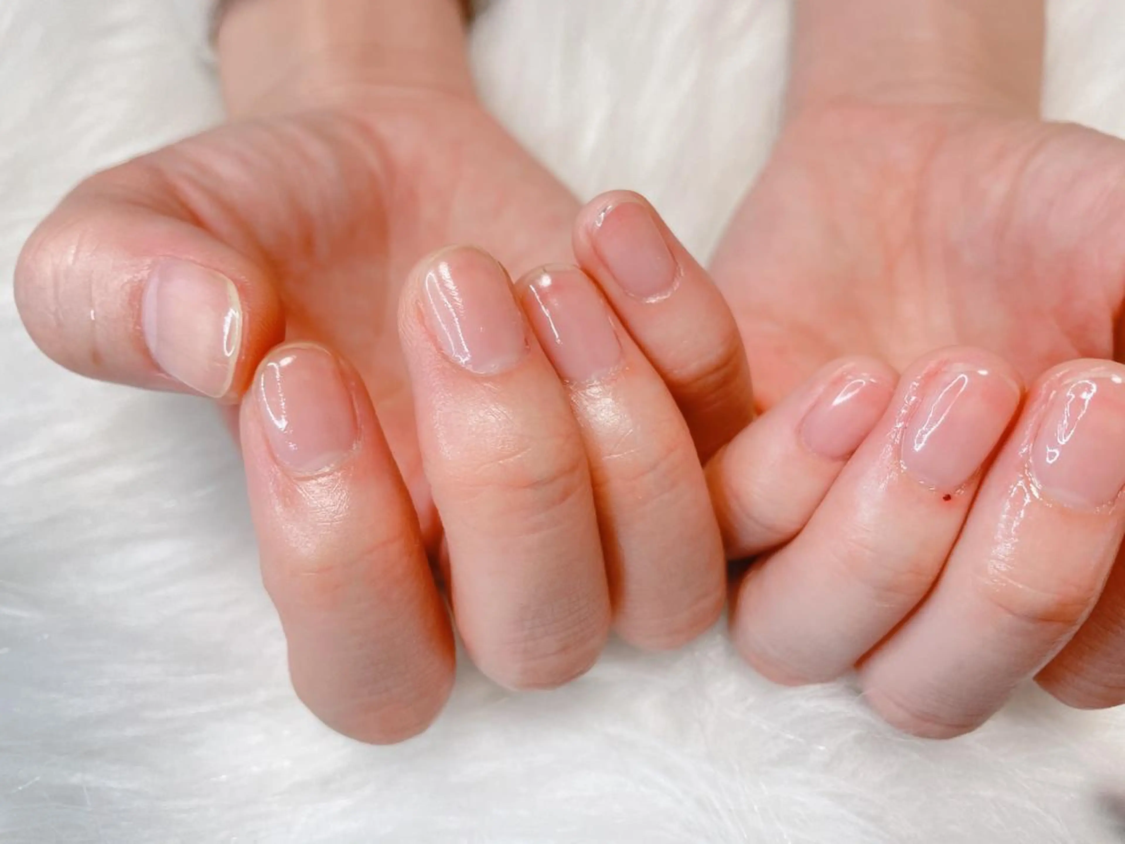 ネイル 23時まで❤︎韓国、 ワンホンネイルのネイルデザイン