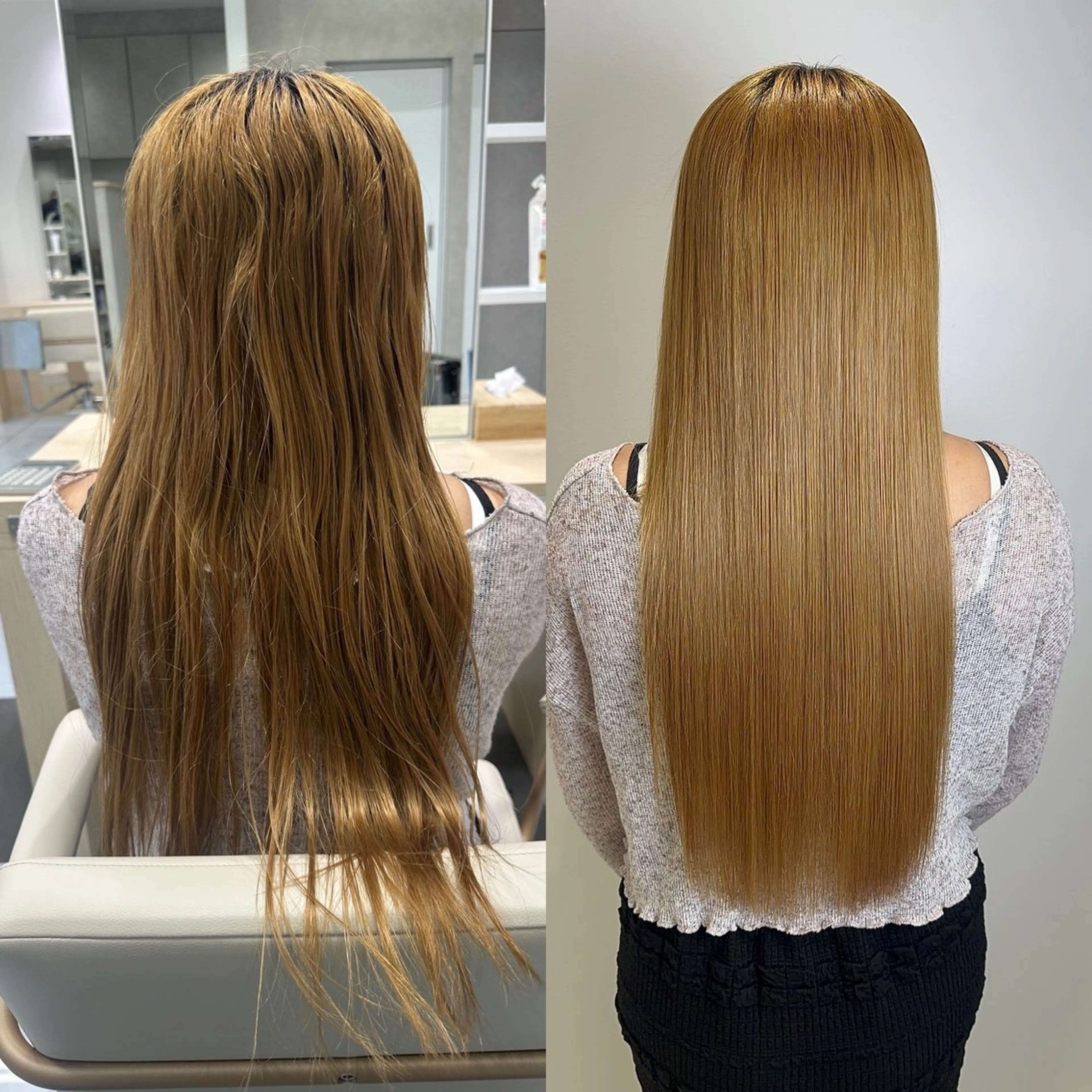 ロング パーマ 縮毛矯正 トリートメント 縮毛矯正 髪質改善/縮毛矯正 /ブリーチ矯正/岡部のヘアスタイル