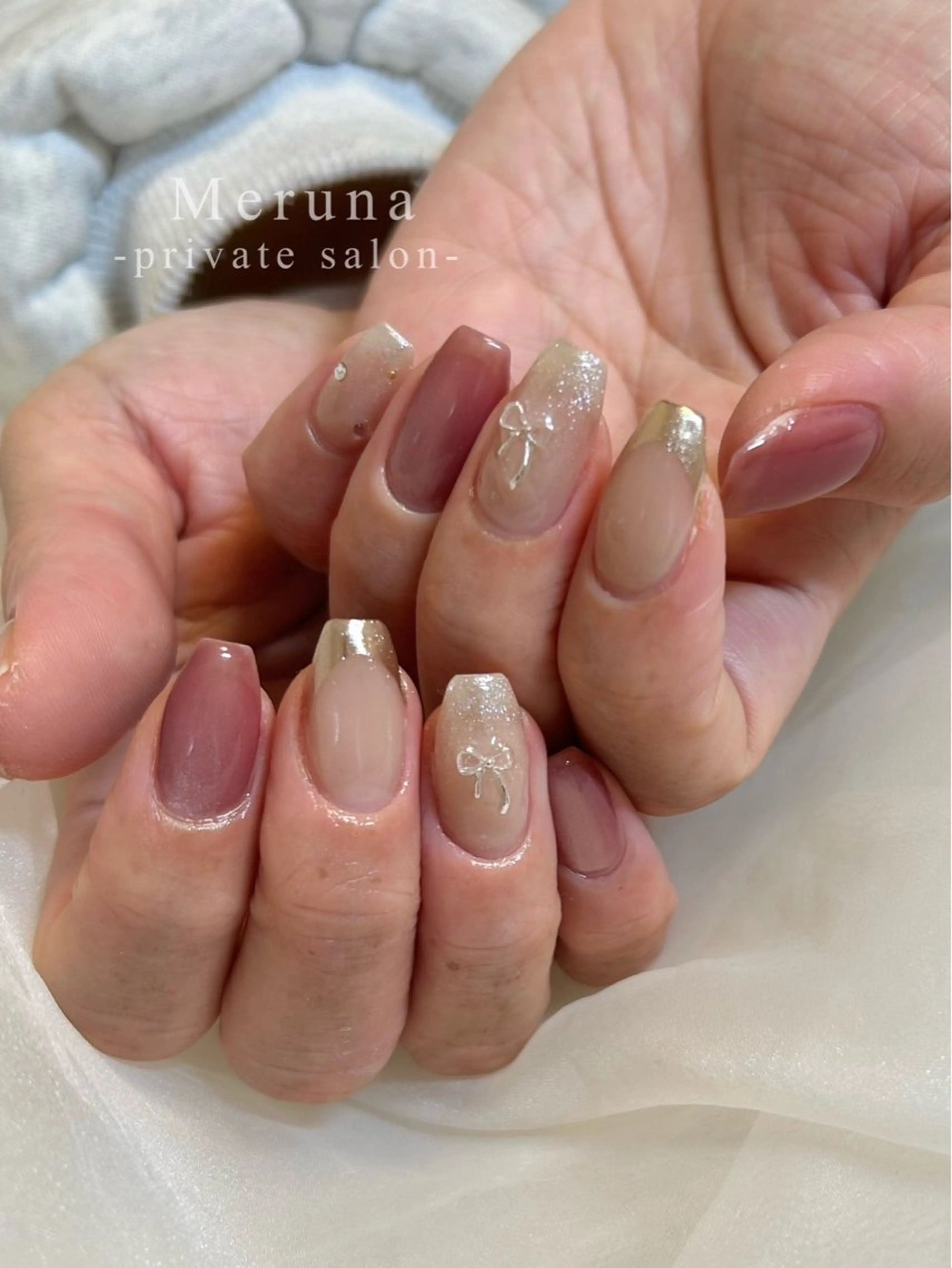 ネイル バレンタイン Meruna .ﾒﾙｰﾅ.のネイルデザイン