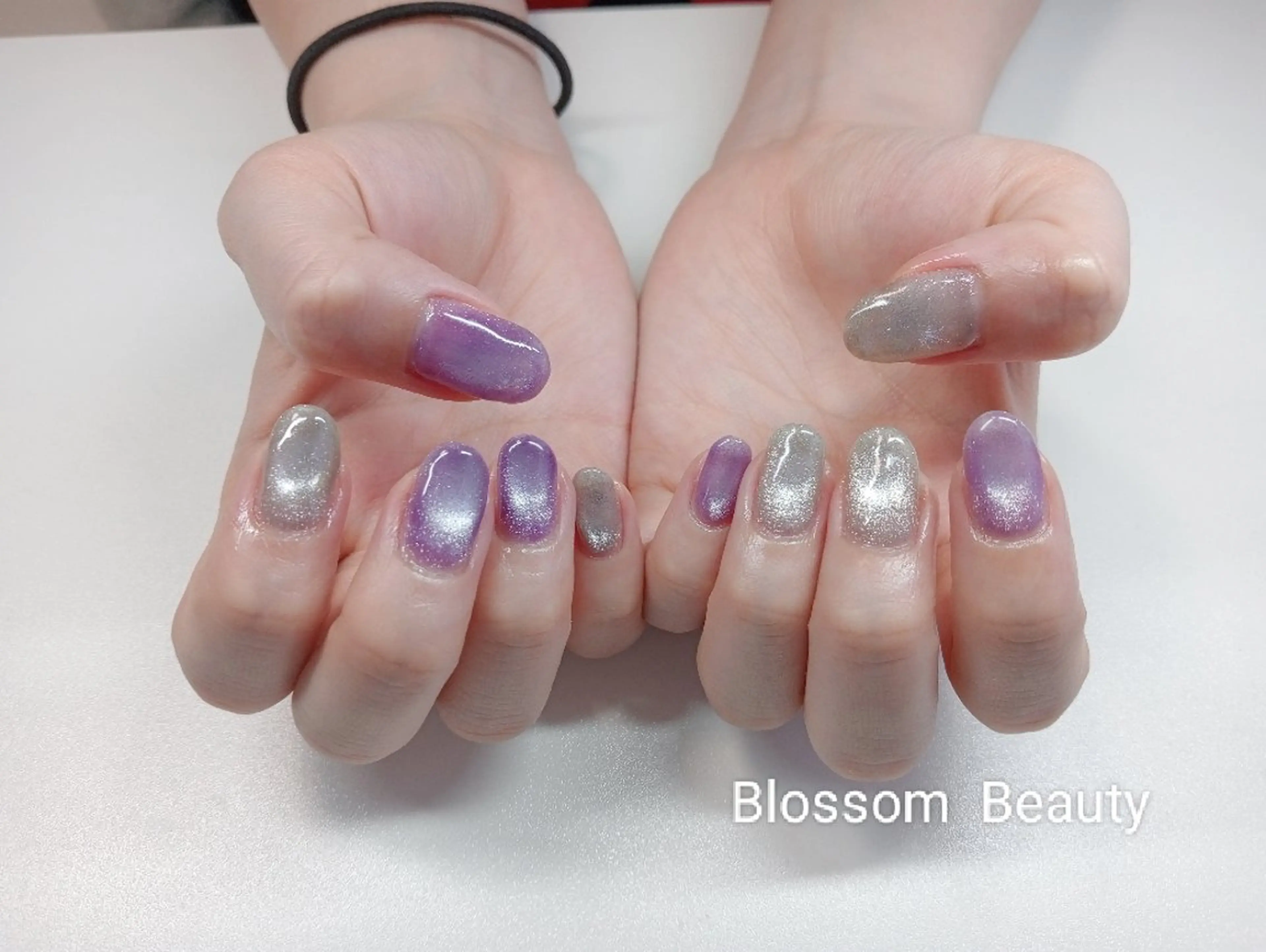 ネイル マグネットネイル ハンドネイル Blossom Beauty eriのネイルデザイン