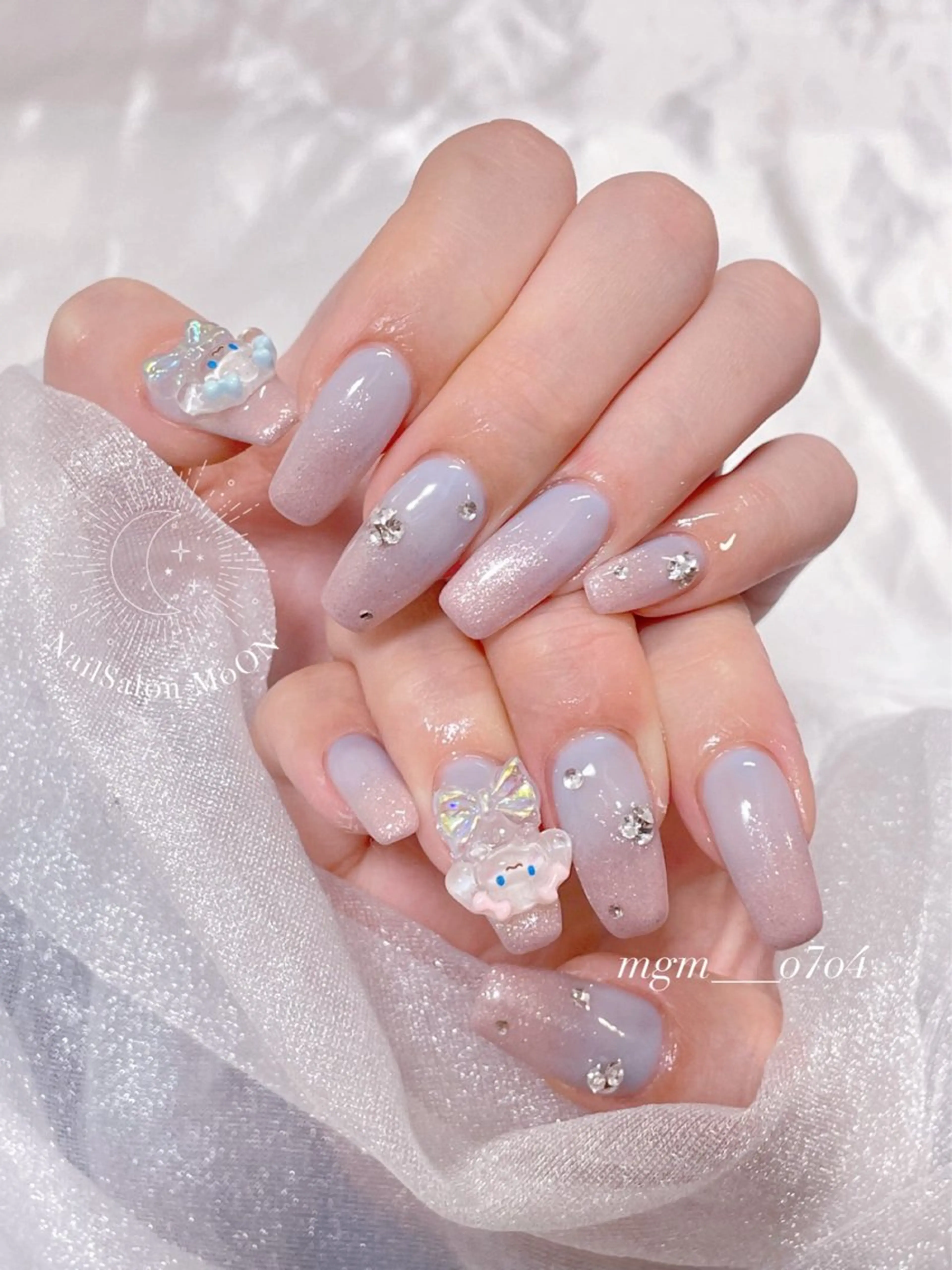 ハンドネイル ハンドケア MoON...❤︎ MeGuのネイルデザイン