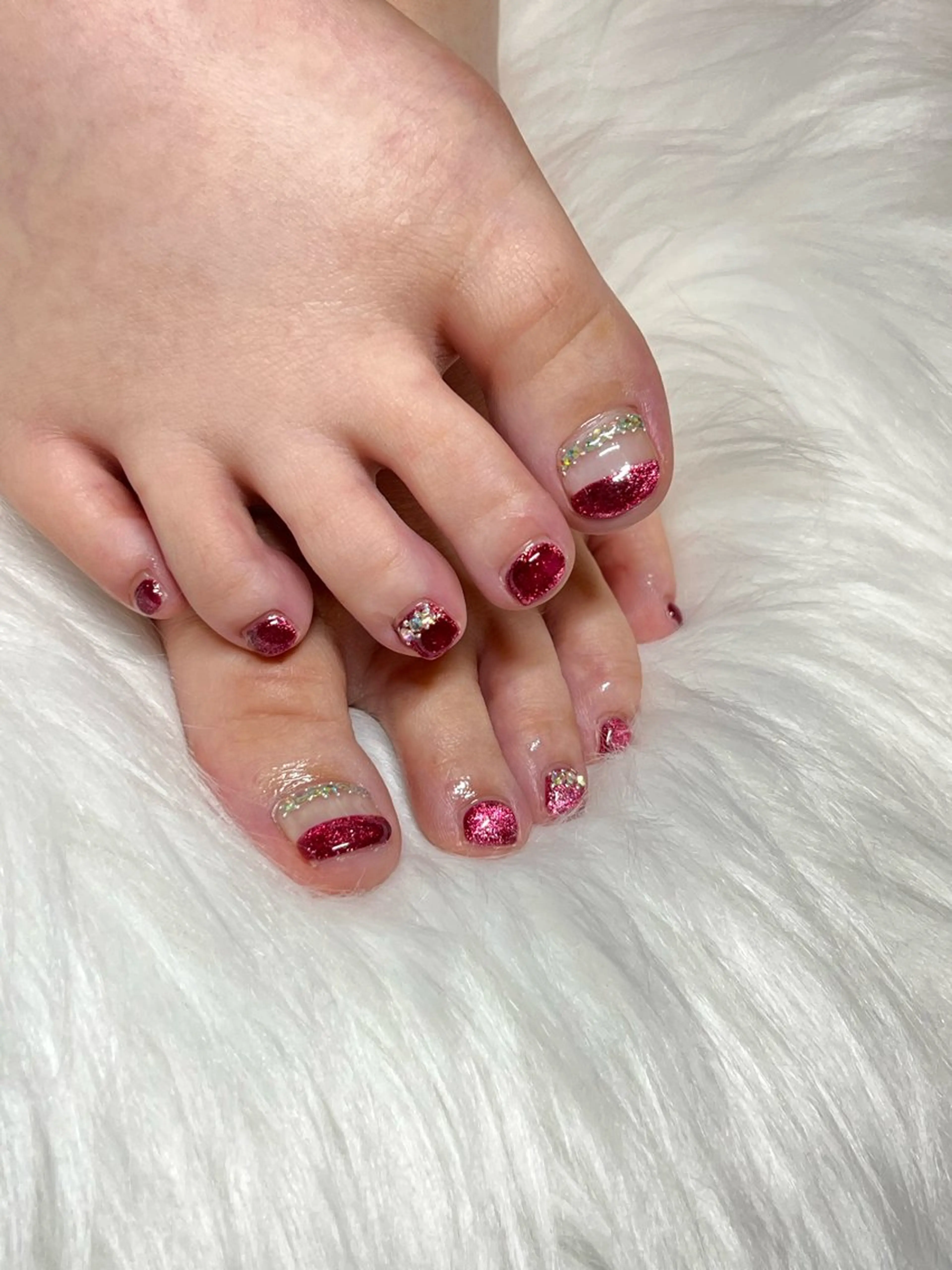 ネイル フットネイル E 大和八木/ airiのネイルデザイン