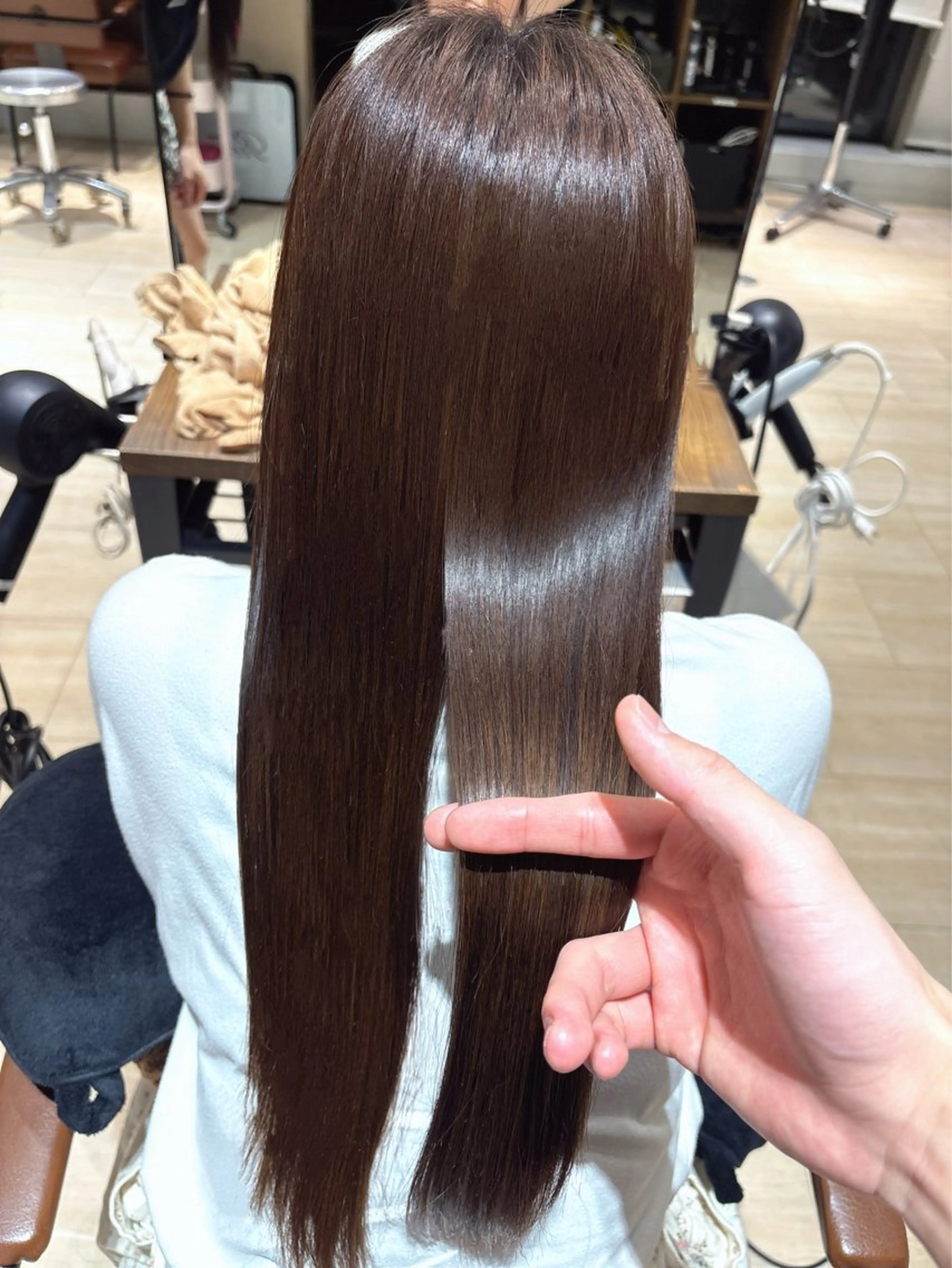 ロング トリートメント 山本 忠臣のヘアスタイル