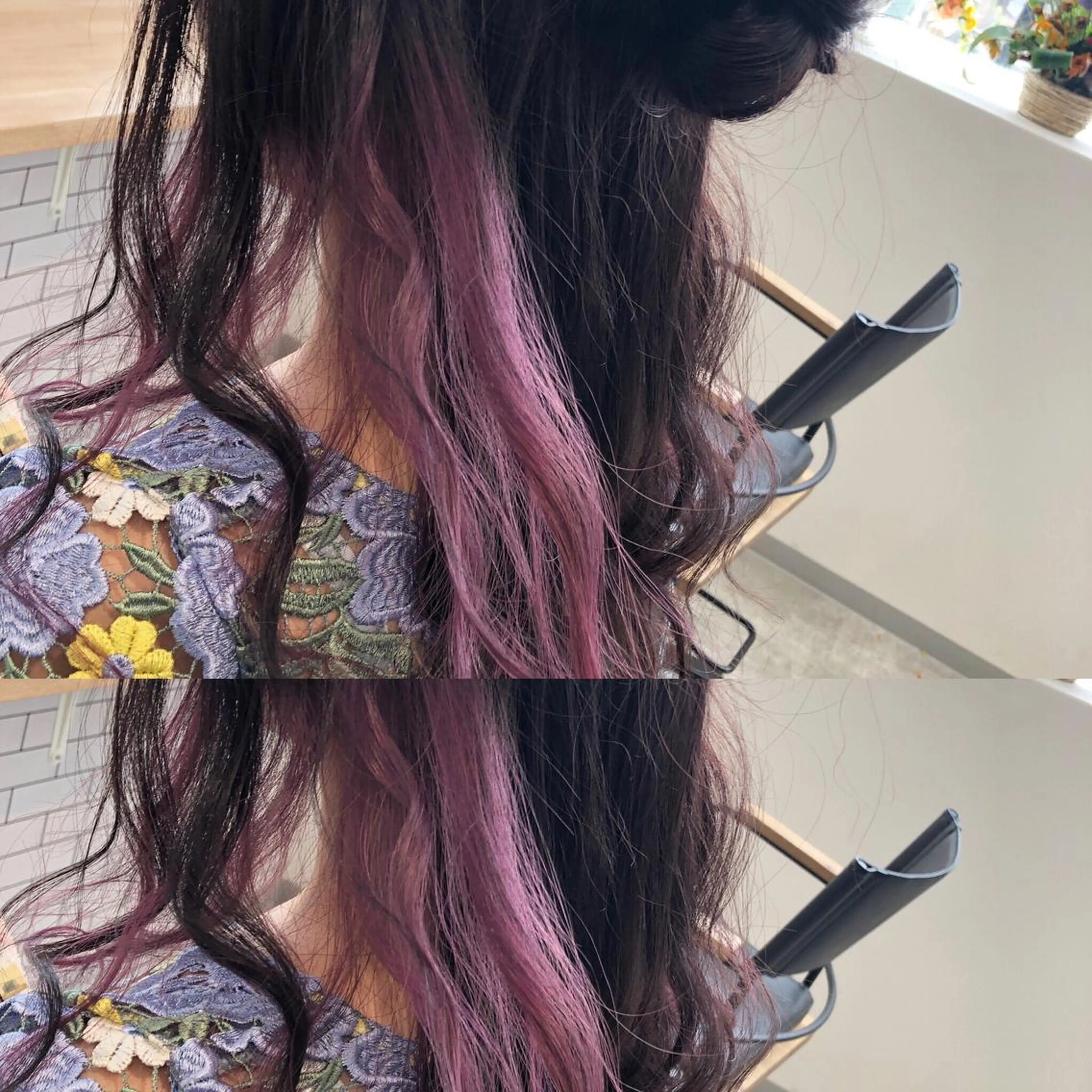 ミディアム カラー ラベンダーカラー パープルカラー カット ヘアカラー トリートメント JILBLAN京都 ショート/ハイライトのヘアスタイル