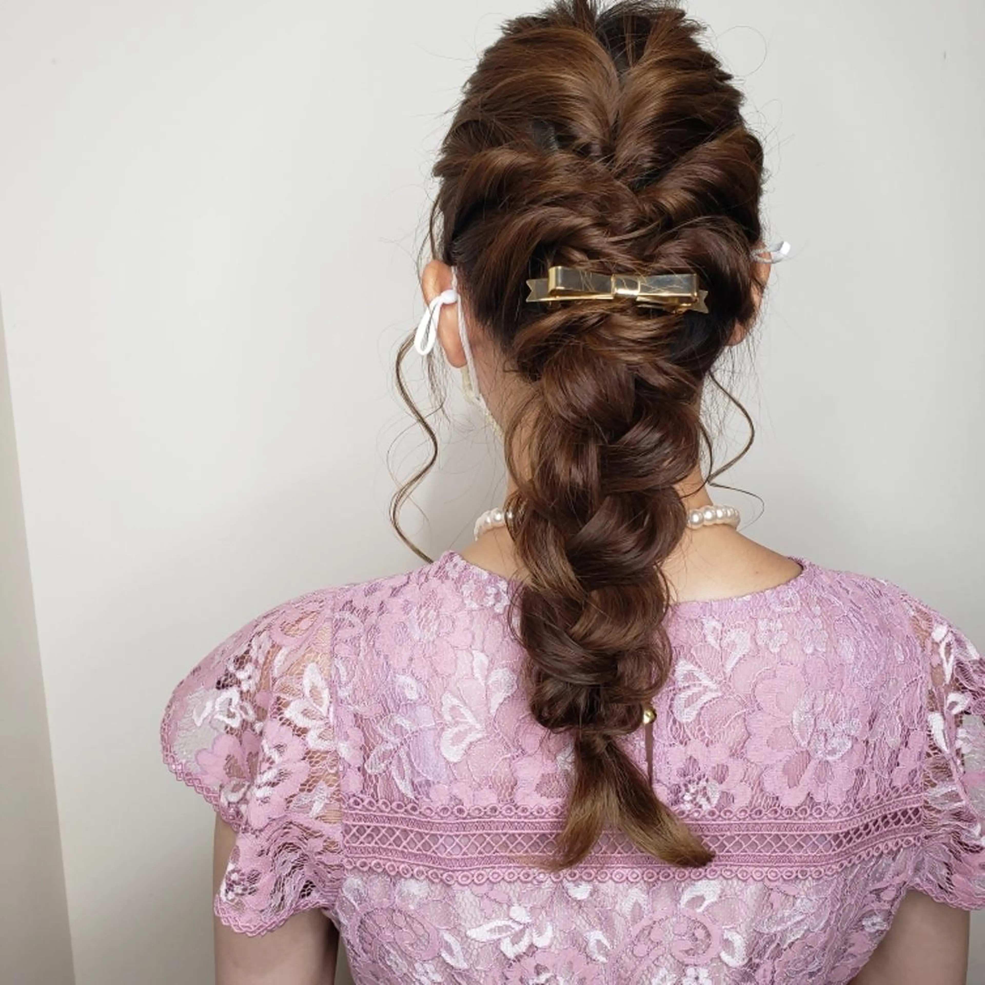 ロング ヘアアレンジ ヘアセット 🇰🇷透明感×ハイ トーン🌟tomoのヘアスタイル