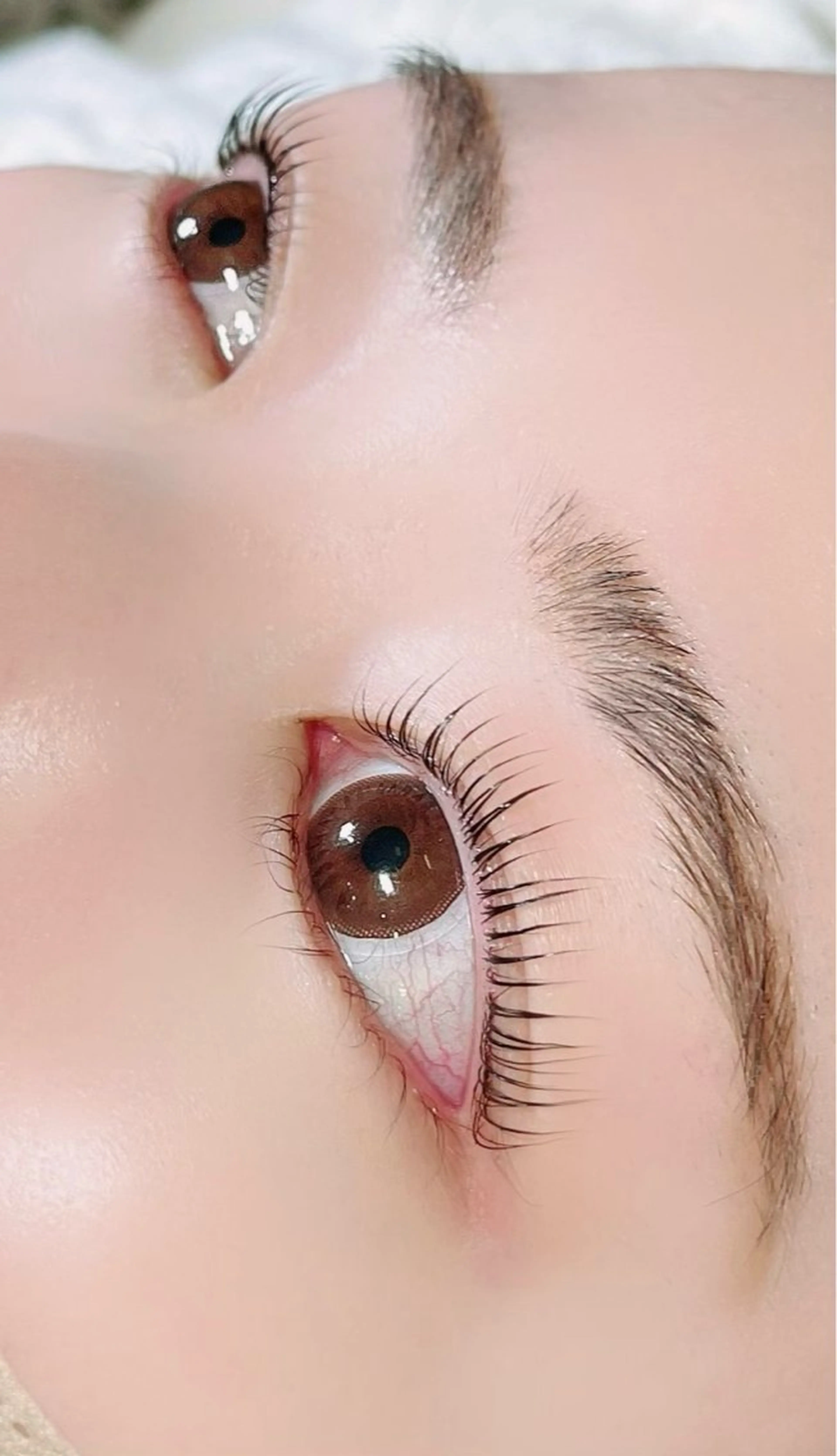 マツエク・マツパ フラットラッシュ パリジェンヌラッシュリフト まつげパーマ 一重×まつ毛パーマ ボリュームラッシュ マツパ Charme 五反田・不動前・目黒のマツエク・マツパデザイン