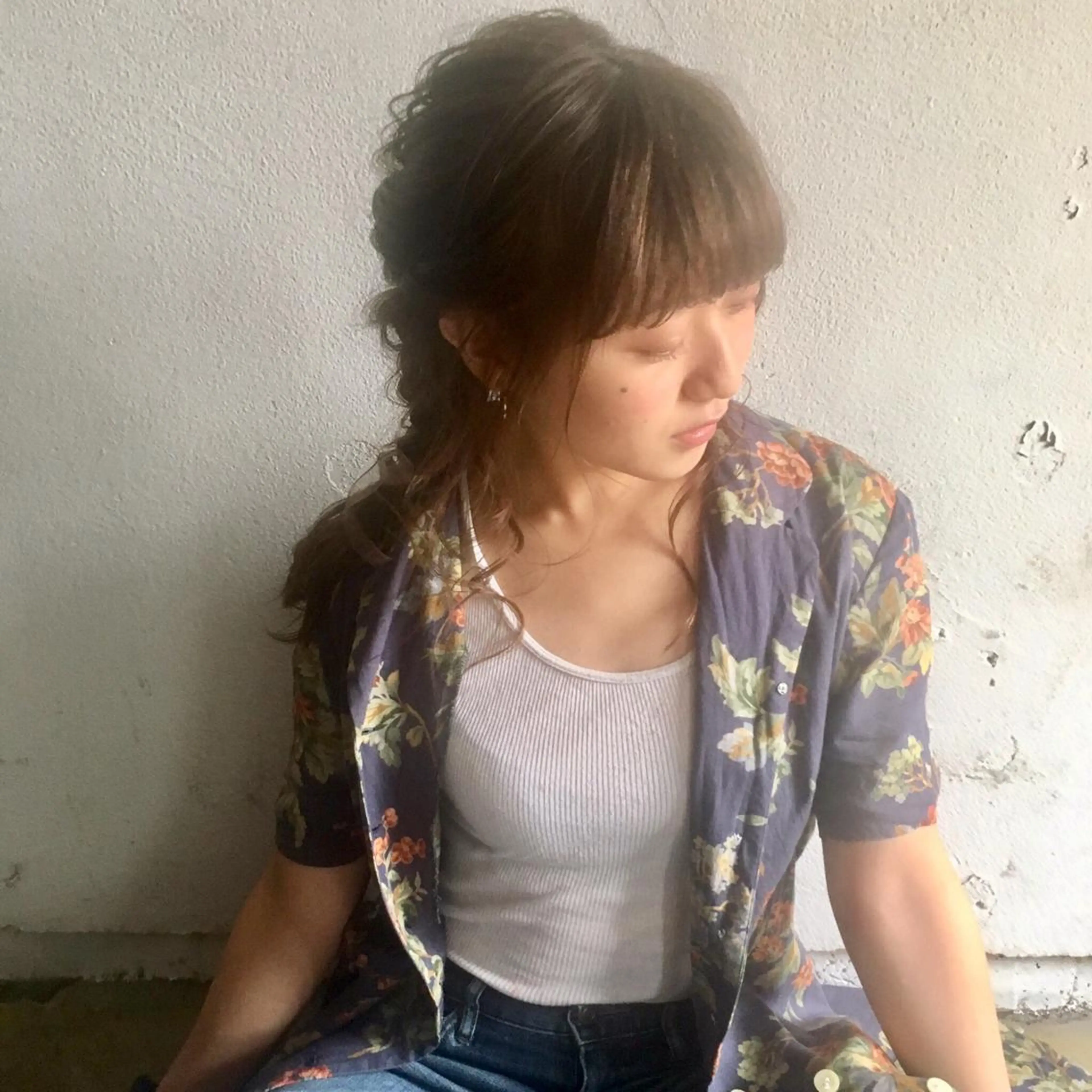 ロング ヘアアレンジ さかい なつみのヘアスタイル