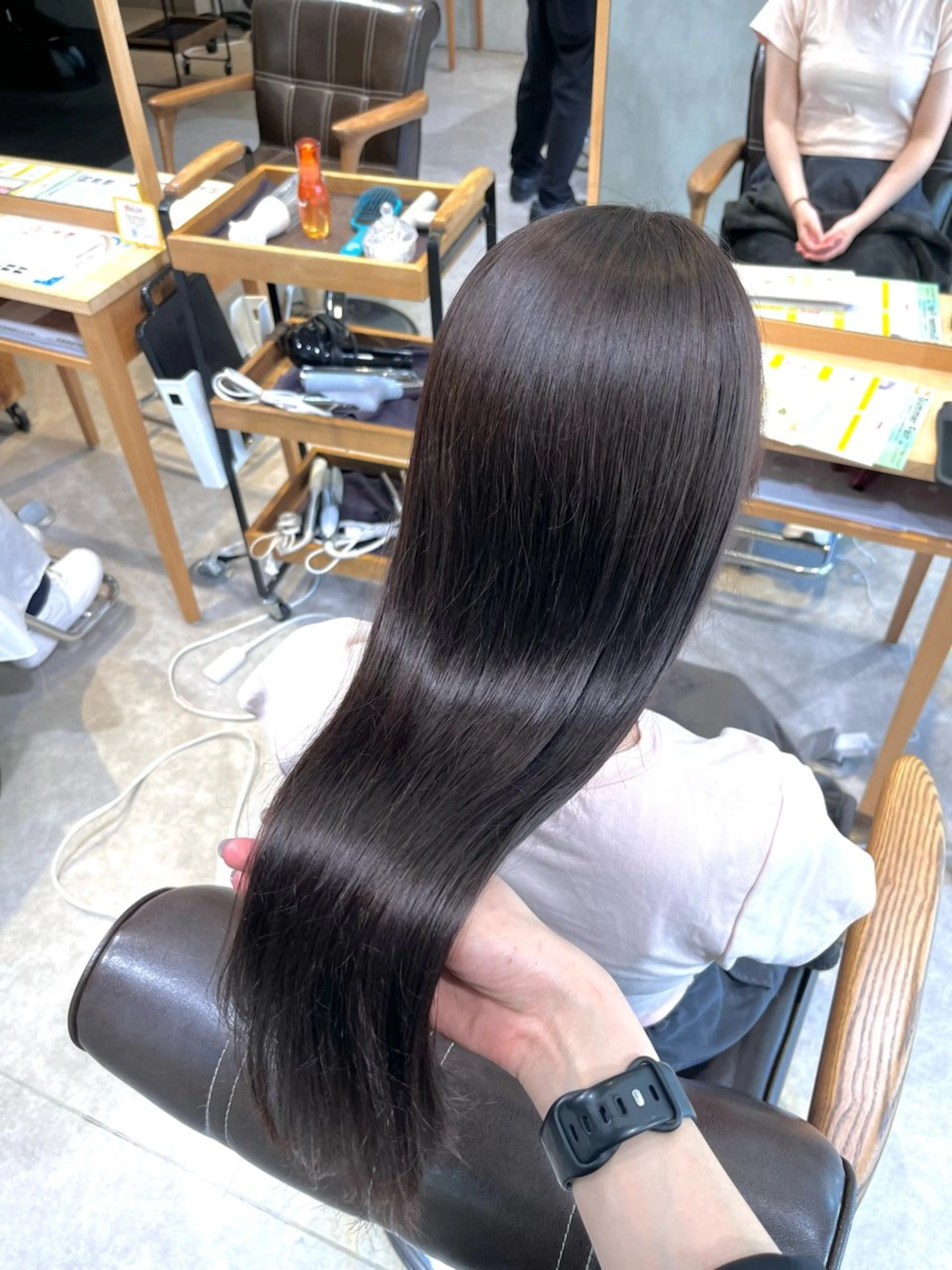 ロング カラー ブリーチ グレージュ ブリーチなしカラー ボブ/murata ⠀ ⠀ ⠀のヘアスタイル