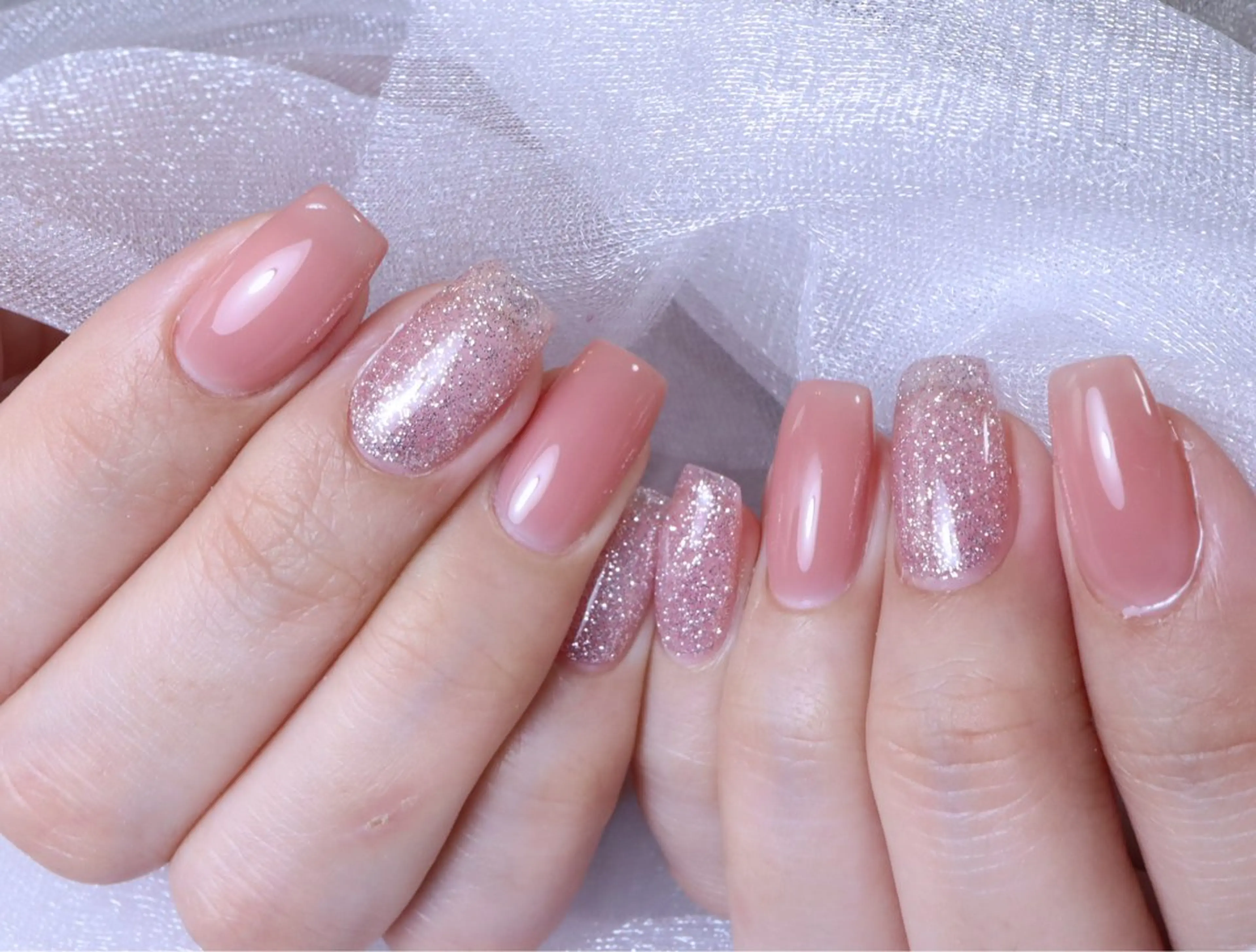 ネイル フラッシュネイル ジェルネイル ワンカラーネイル nail salon  Cherie et Beaute所属・nail salon シェリーのネイルデザイン