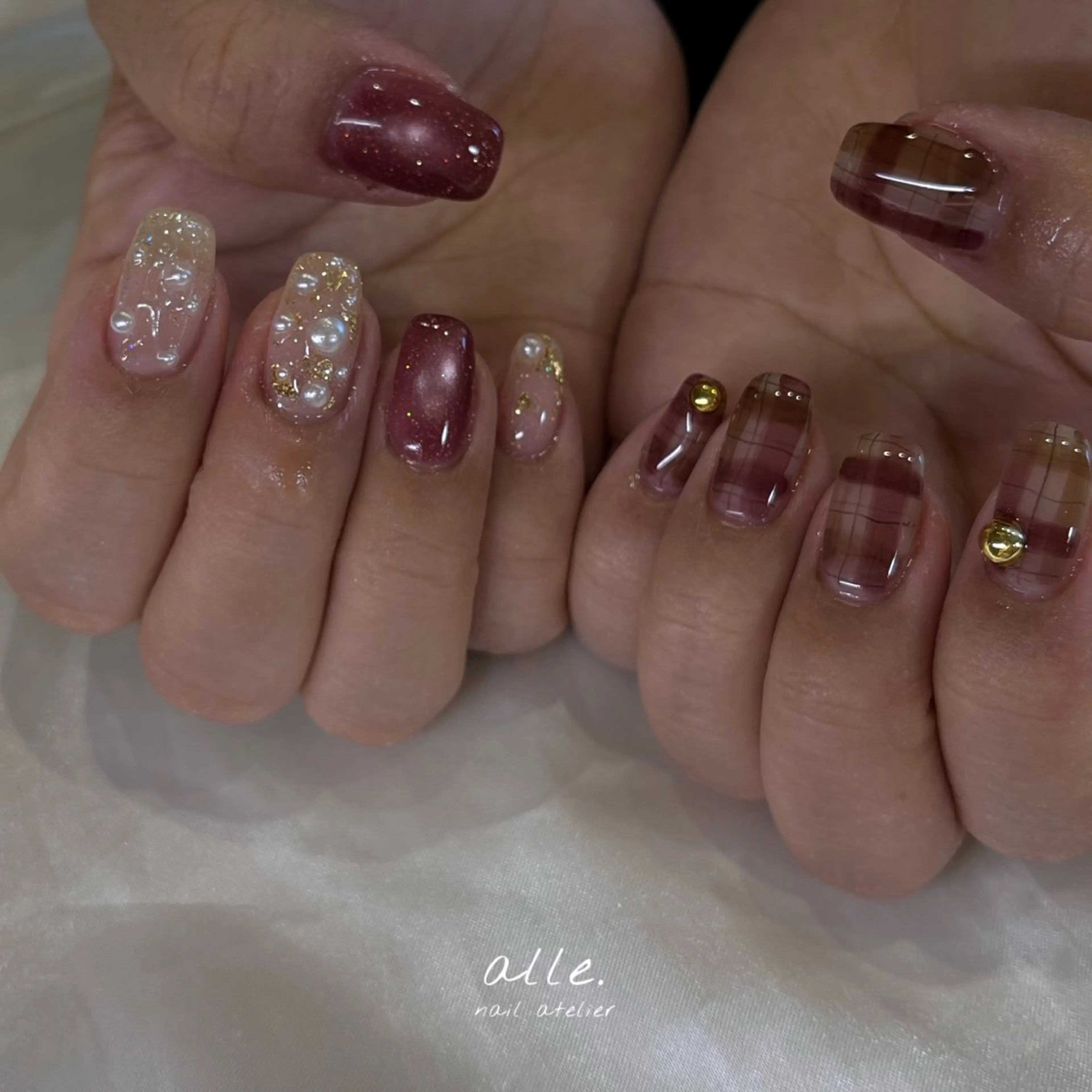 ネイル ハンドネイル atelier alle.のネイルデザイン