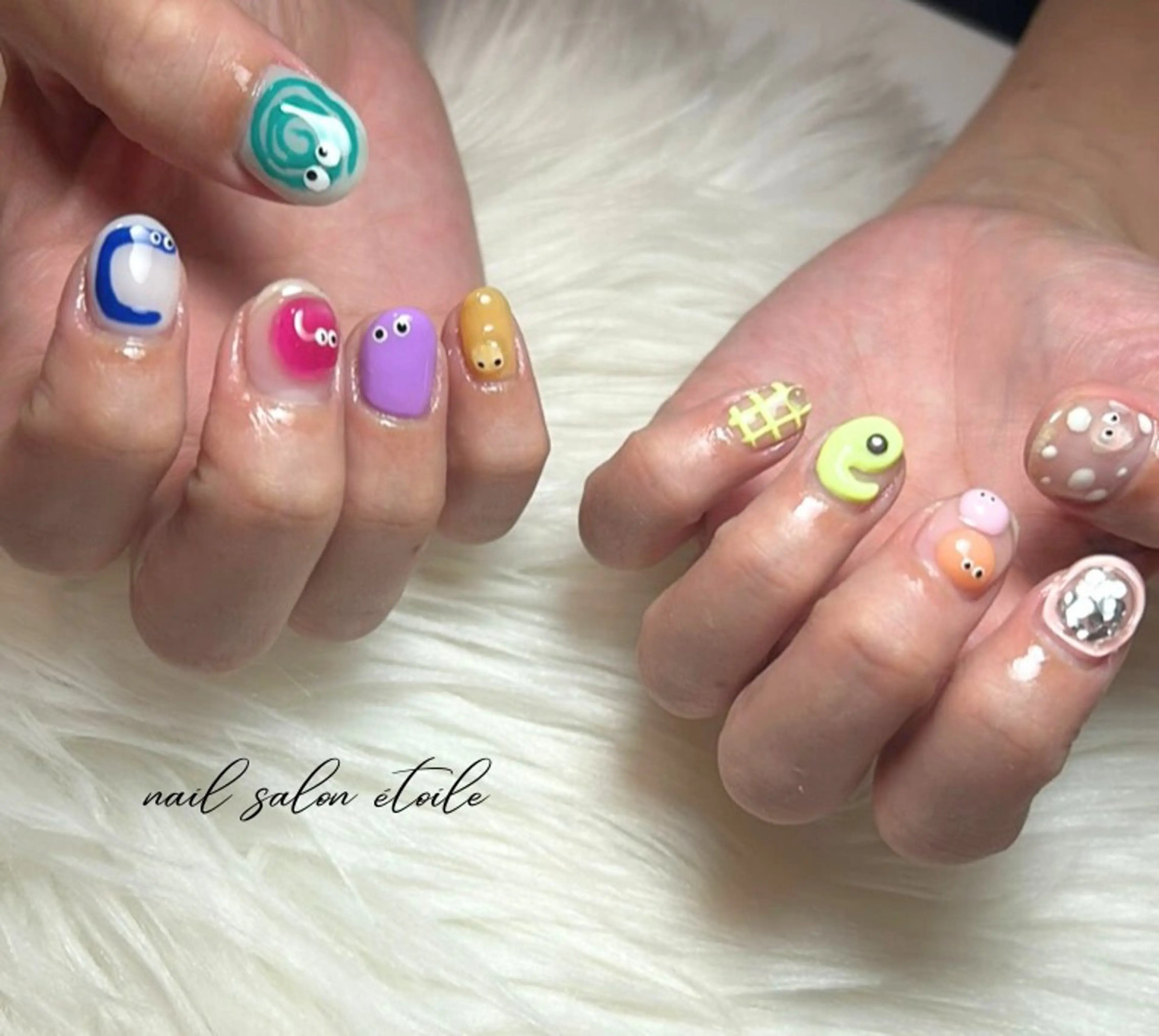 ネイル 持ち込み ハンドネイル nail salon étoileのネイルデザイン