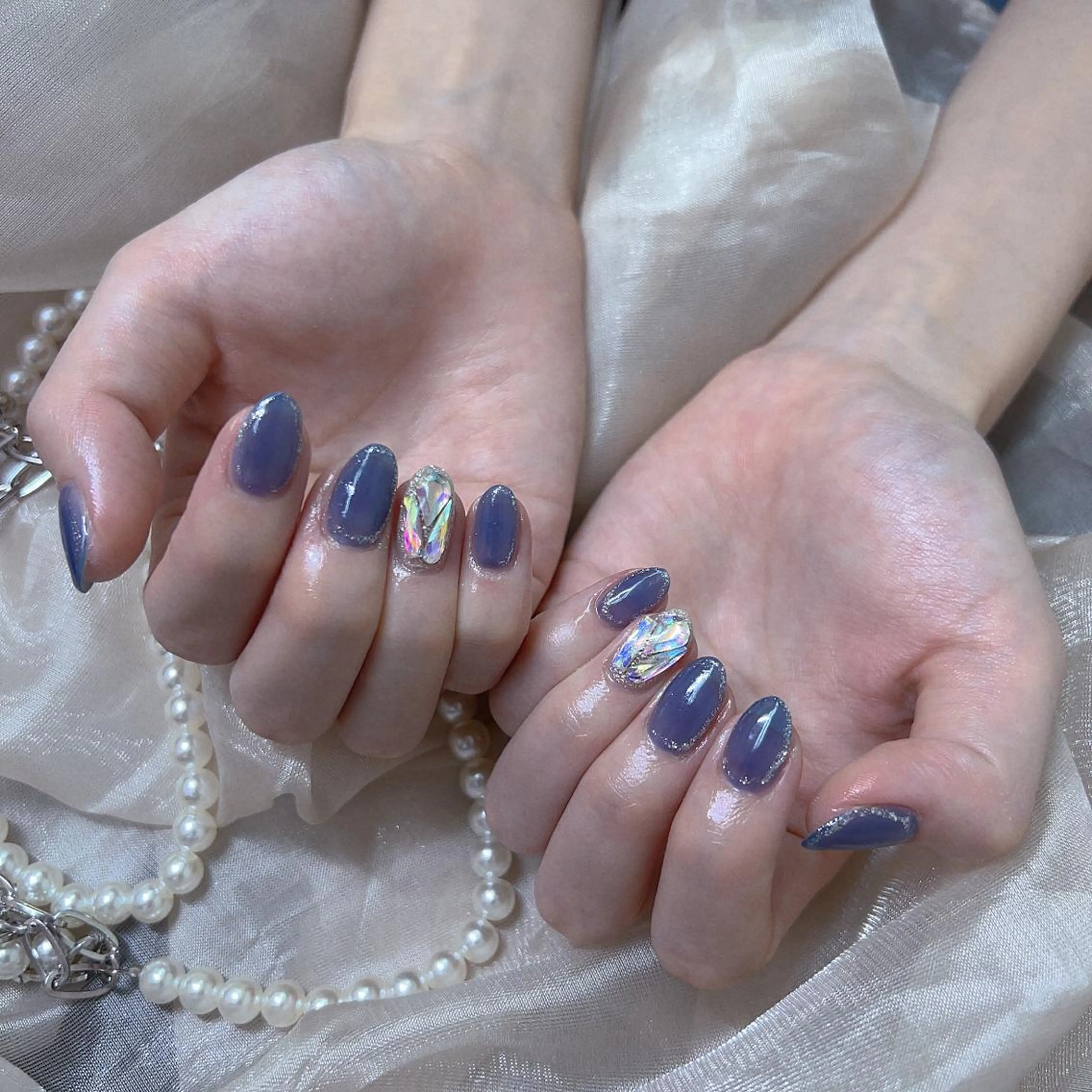 ネイル シンプルネイル ハンドネイル リ サのネイルデザイン