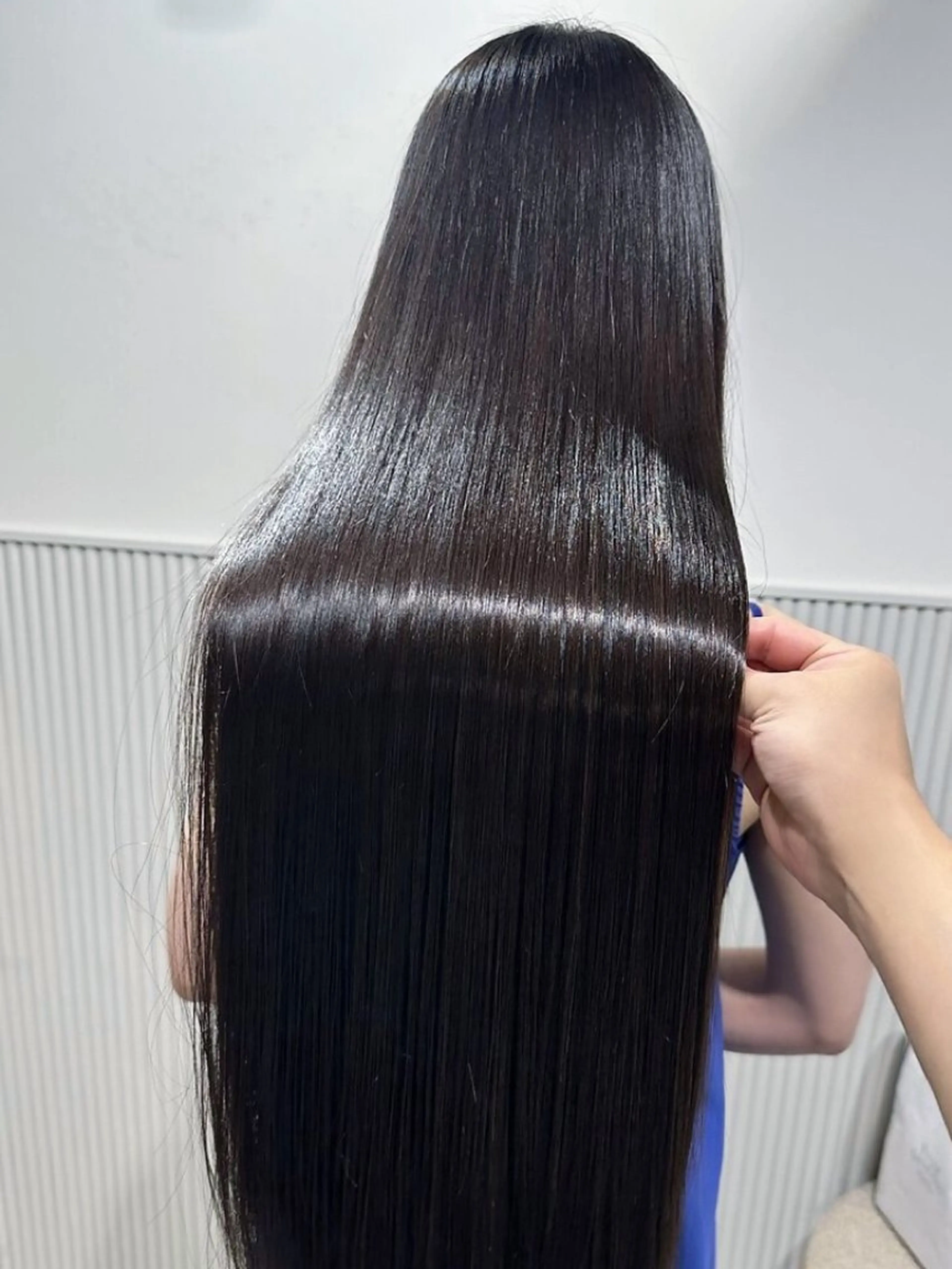 ロング ロング 縮毛矯正 LOVEST Rihoのヘアスタイル