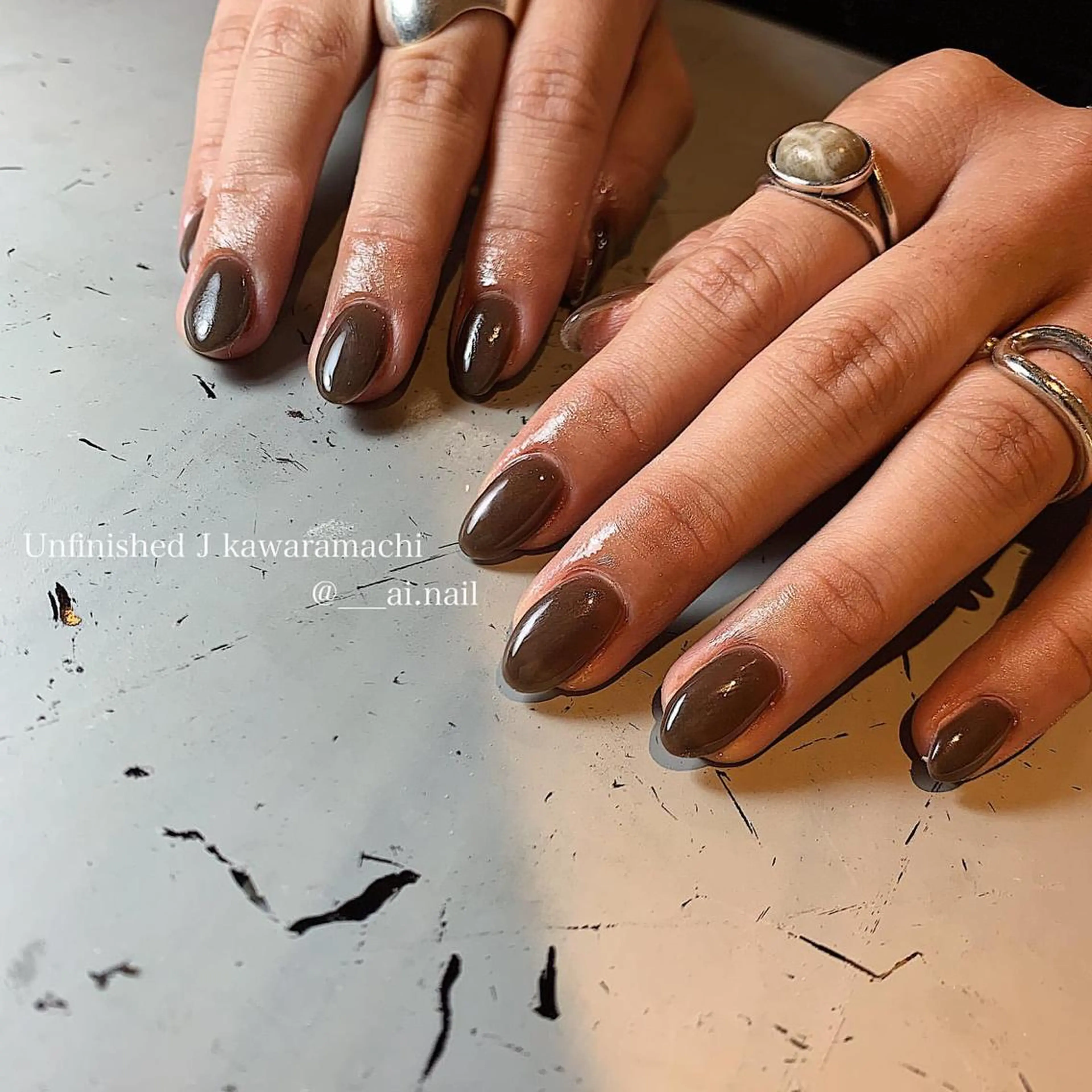 ネイル ハンドネイル 🍃伏見 / soL nail / aiのネイルデザイン