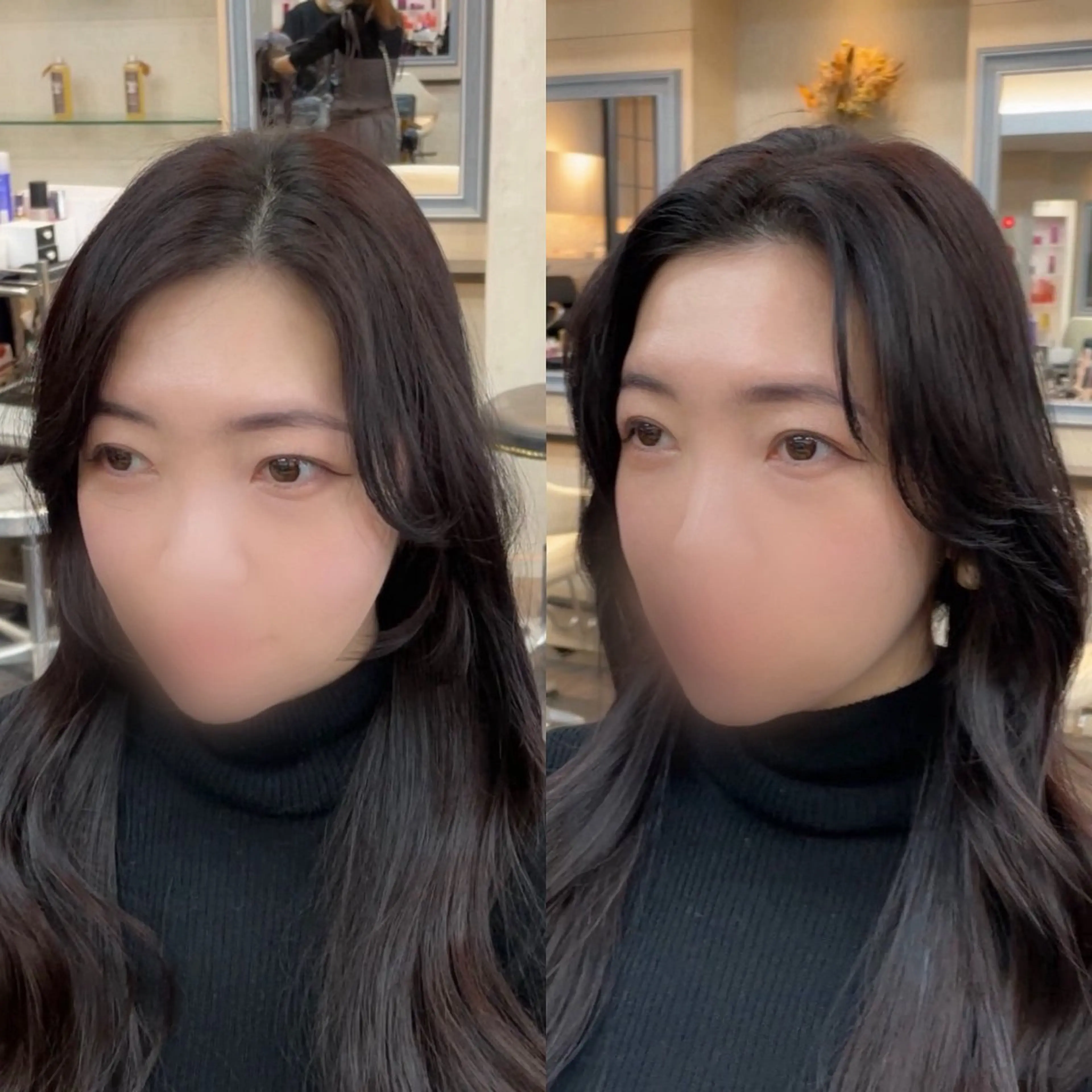 ロング 韓国ヘア🤍🇰🇷 ‪🫶🏻吉満のヘアスタイル