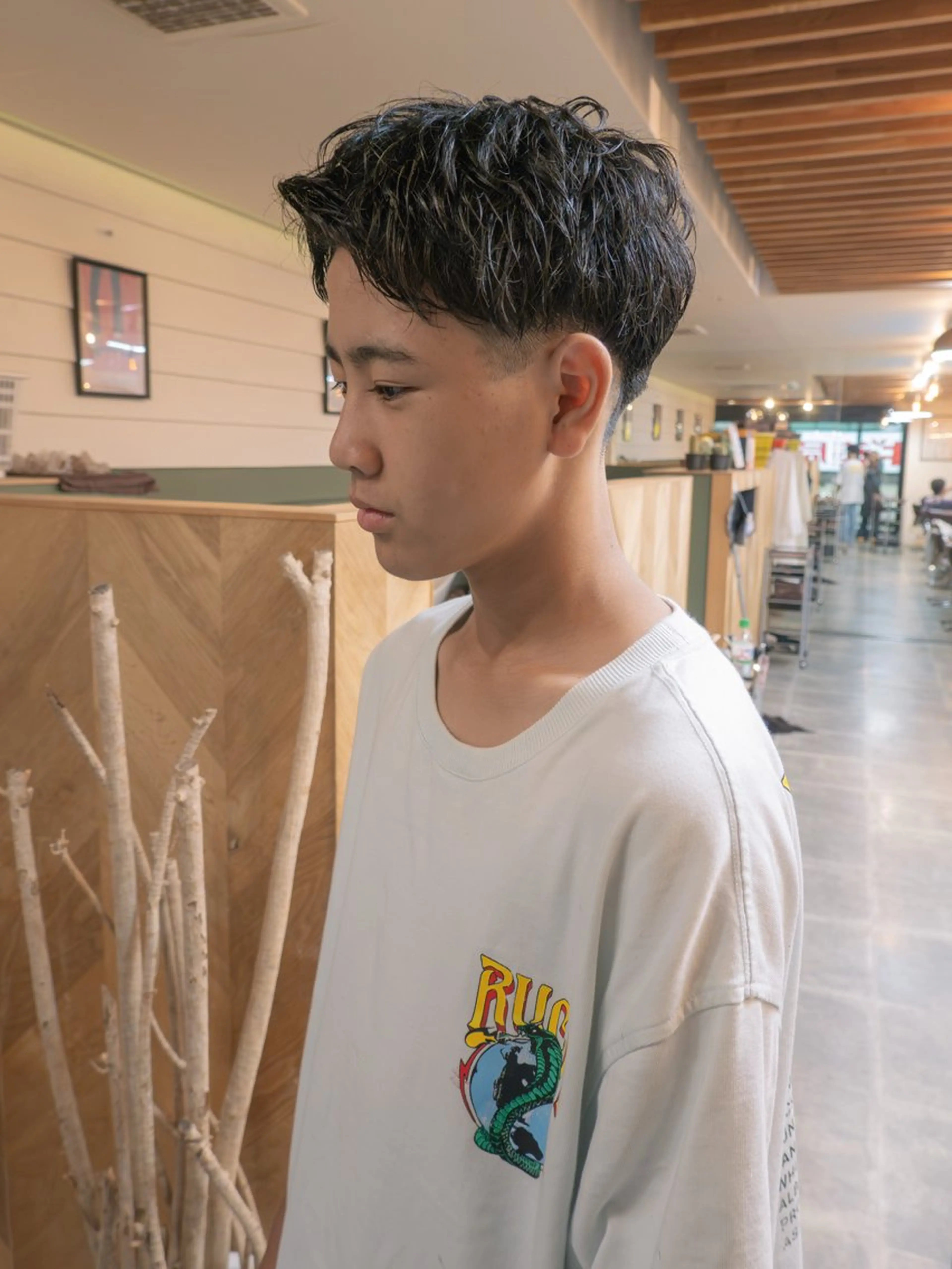 メンズ 【ボブ】縮毛矯正/ 船橋駅5分/鈴木杏美のヘアスタイル