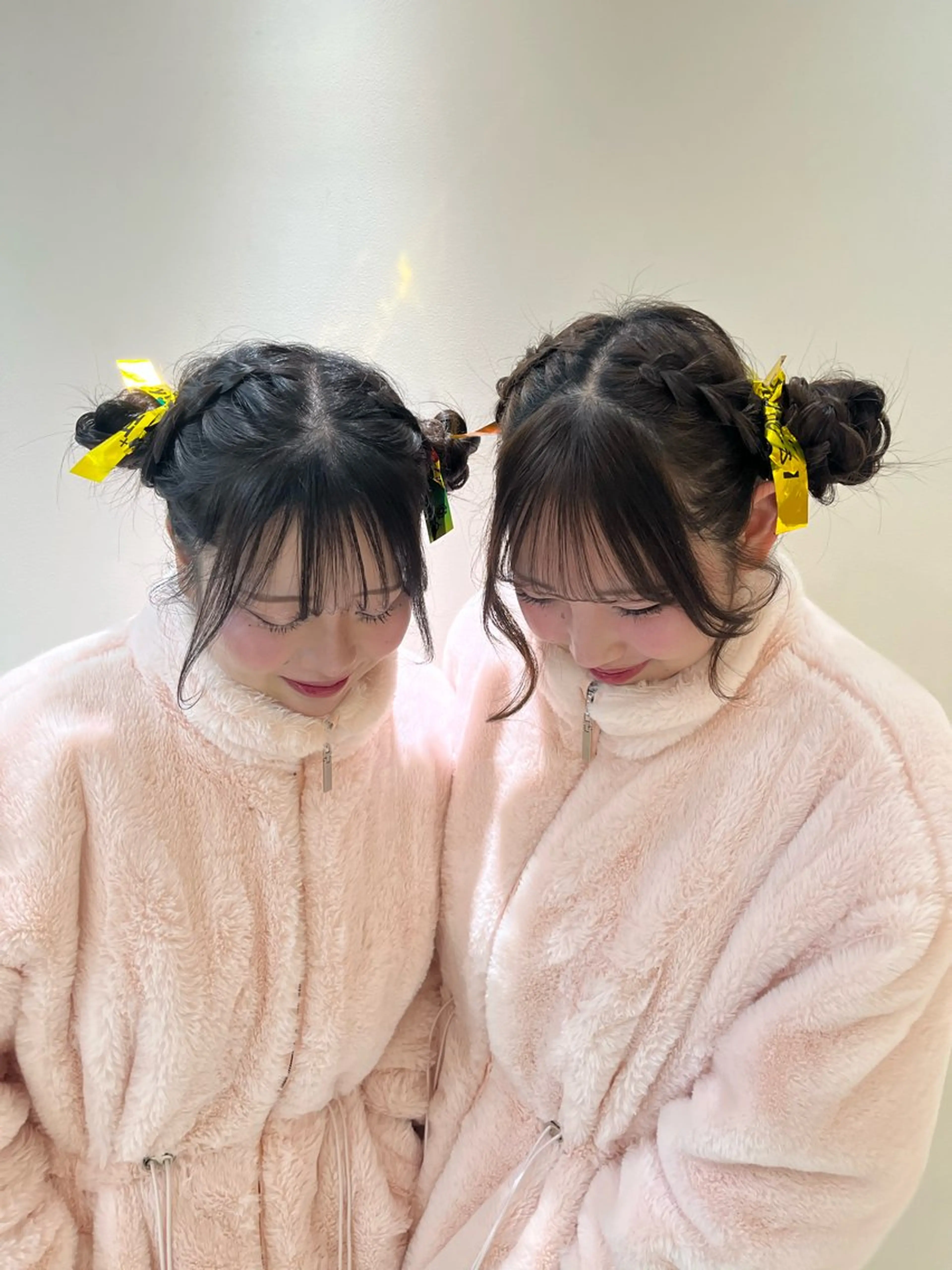 ロング ヘアアレンジ 新開 夏菜のヘアスタイル