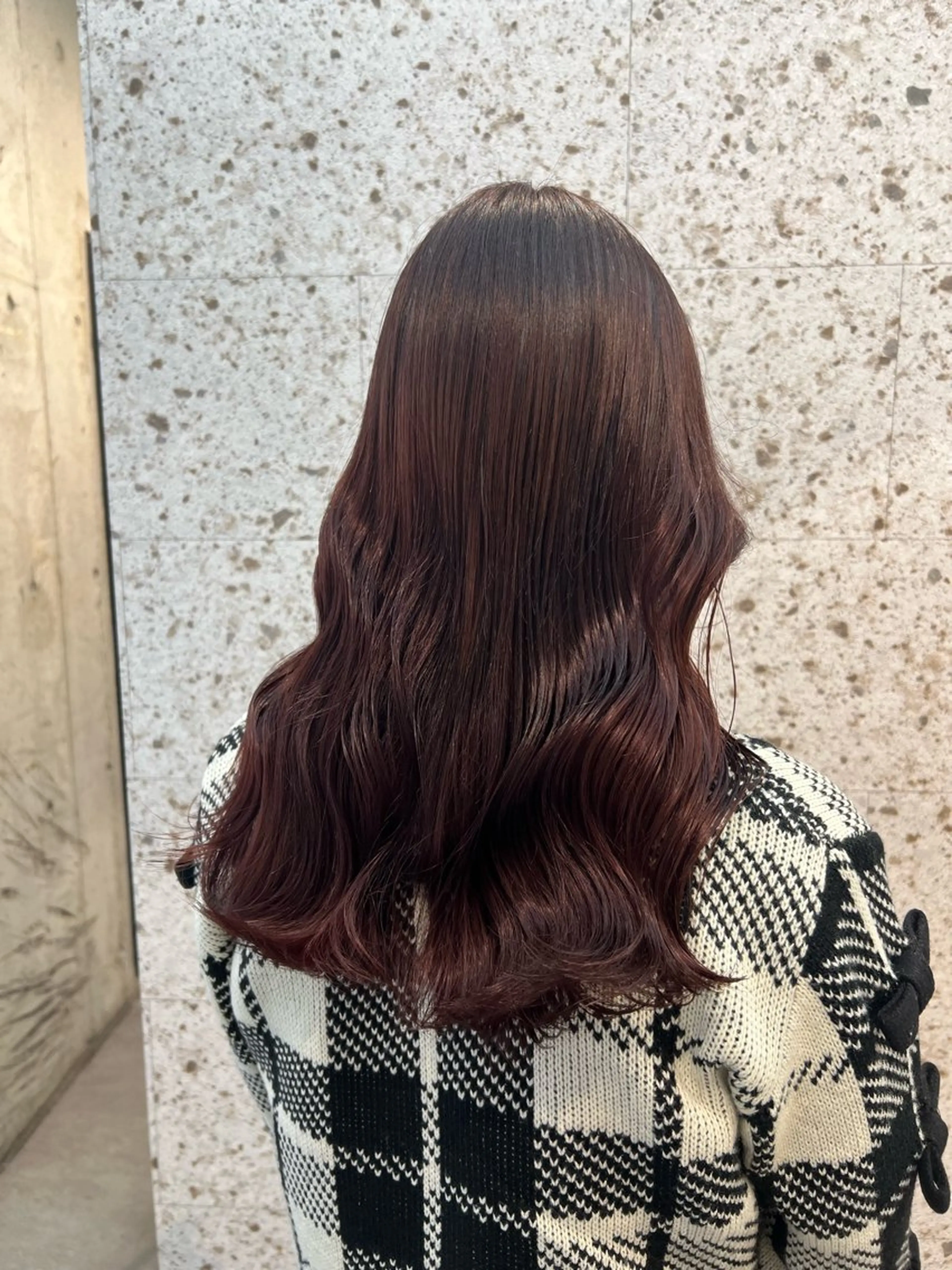 セミロング カラー カシス ヘアカラー Ayaka🩰🎀 ガーリー/暖色♡のヘアスタイル