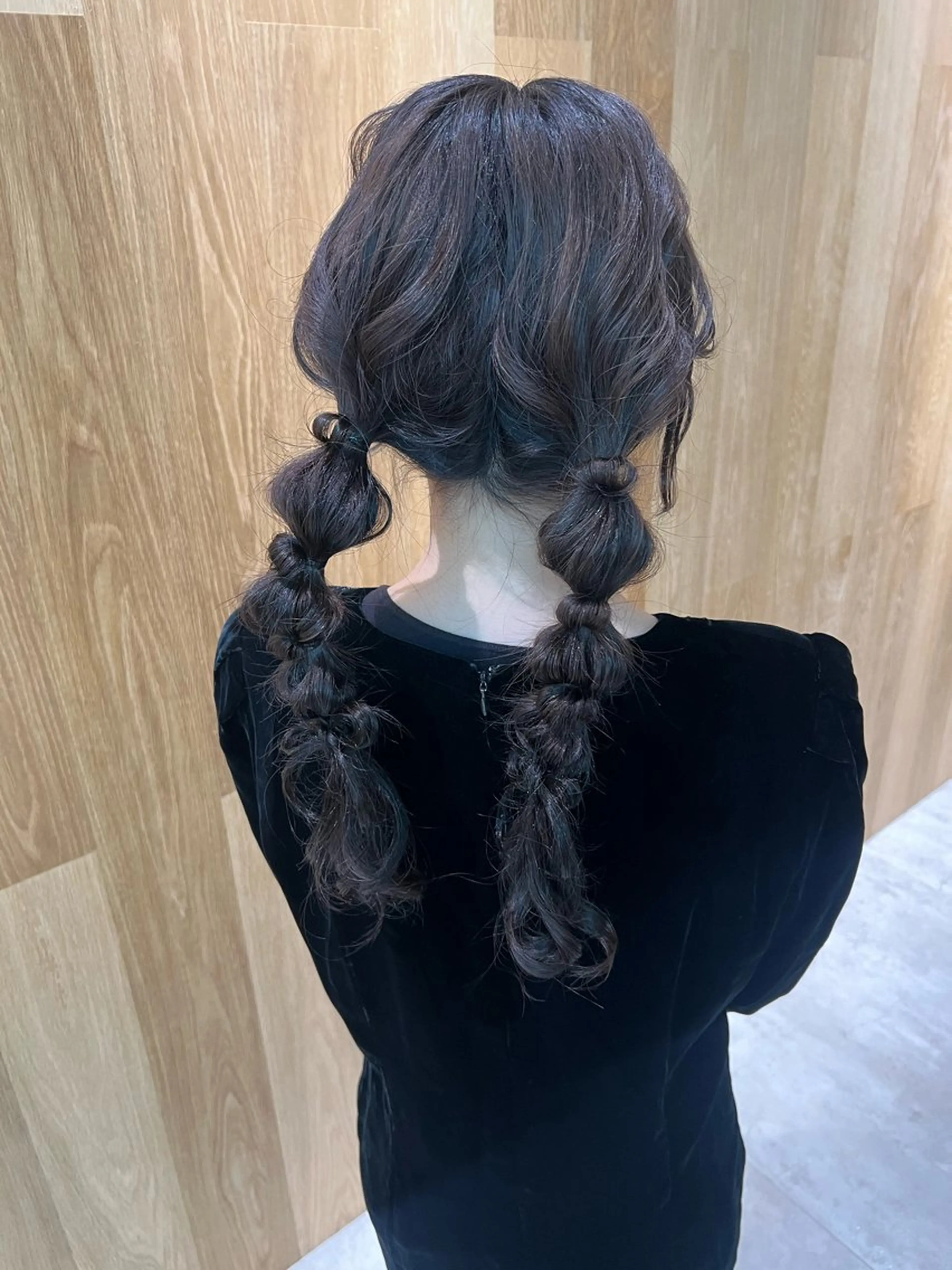 ロング ヘアセット インナーカラー /ヘアメ じゅんのヘアスタイル