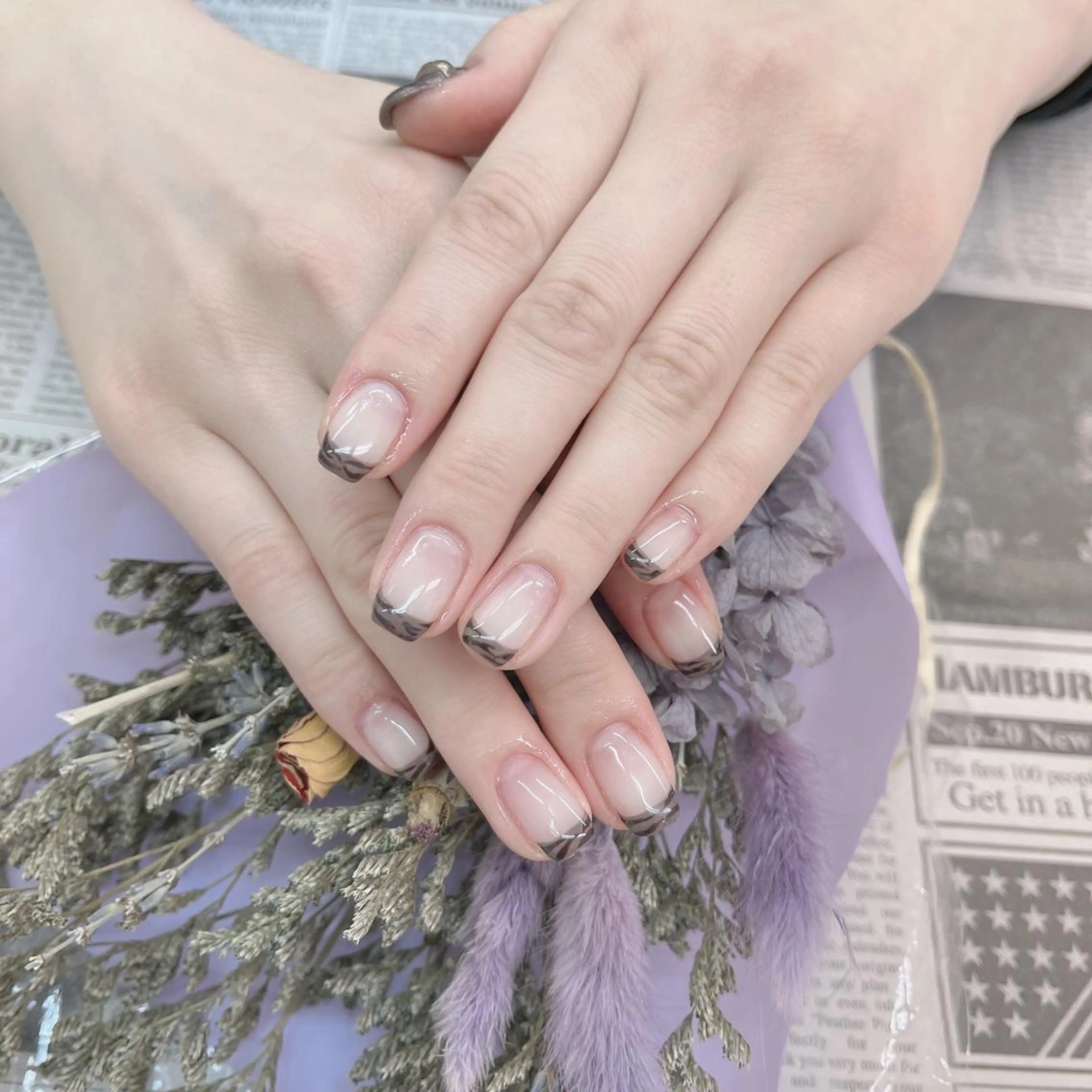 ネイル 🦋ネイルサロン ブラン🌈ゆりのネイルデザイン