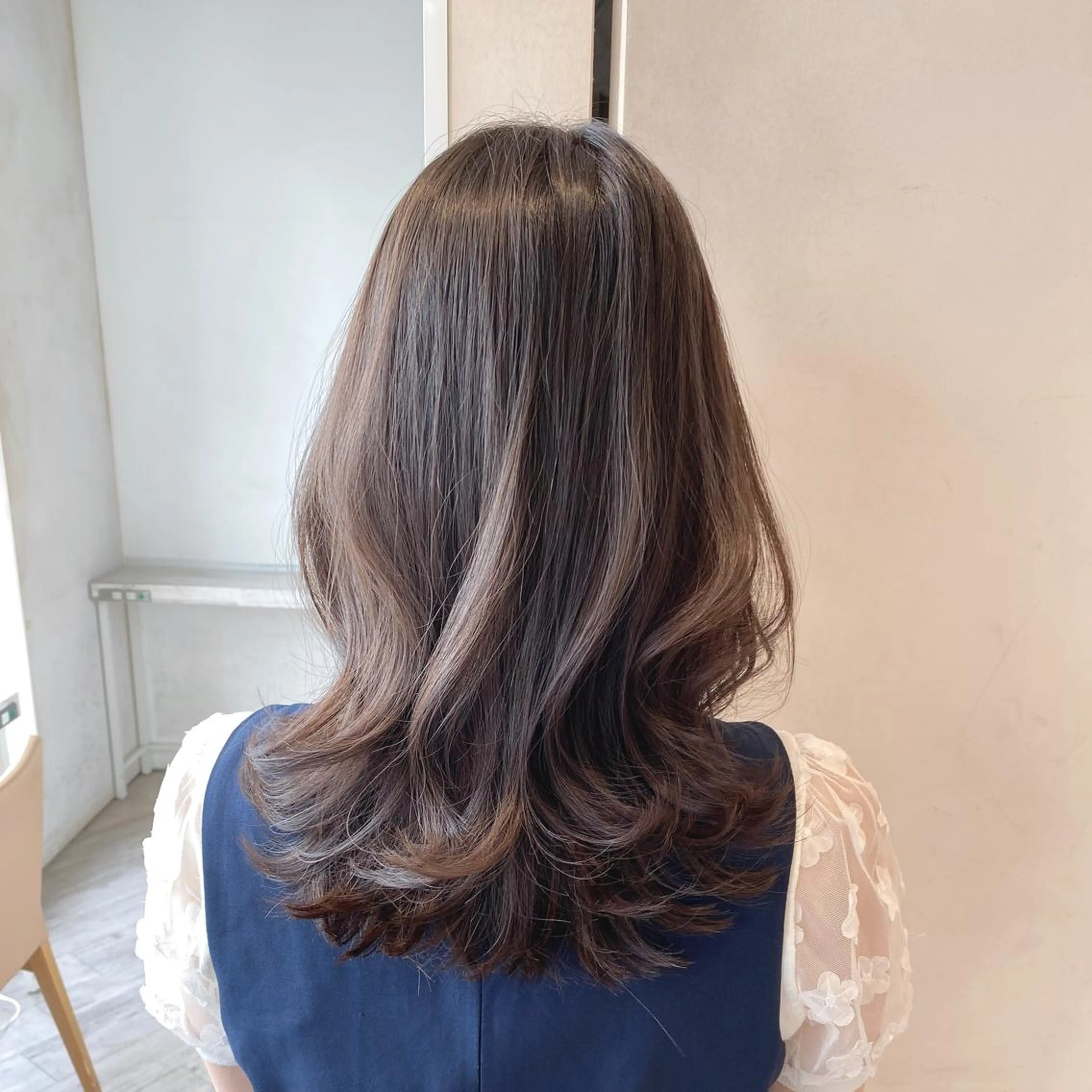 ミディアム On所属・顔まわりカット🌟 くびれヘア/寺門遥輝のヘアスタイル