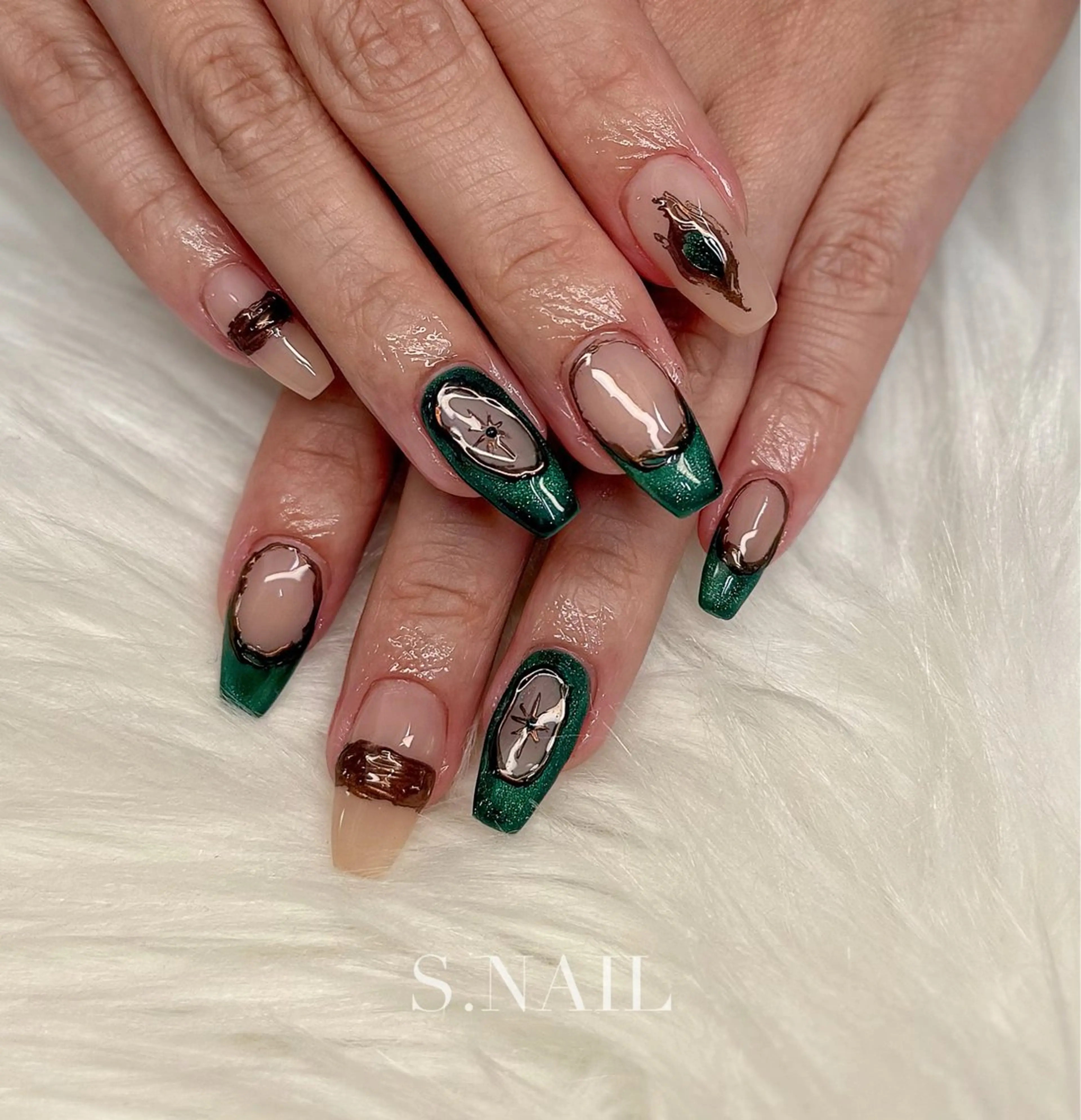 ネイル 持ち込み ハンドネイル S♡NAIL所属・S.NAIL Suuのネイルデザイン