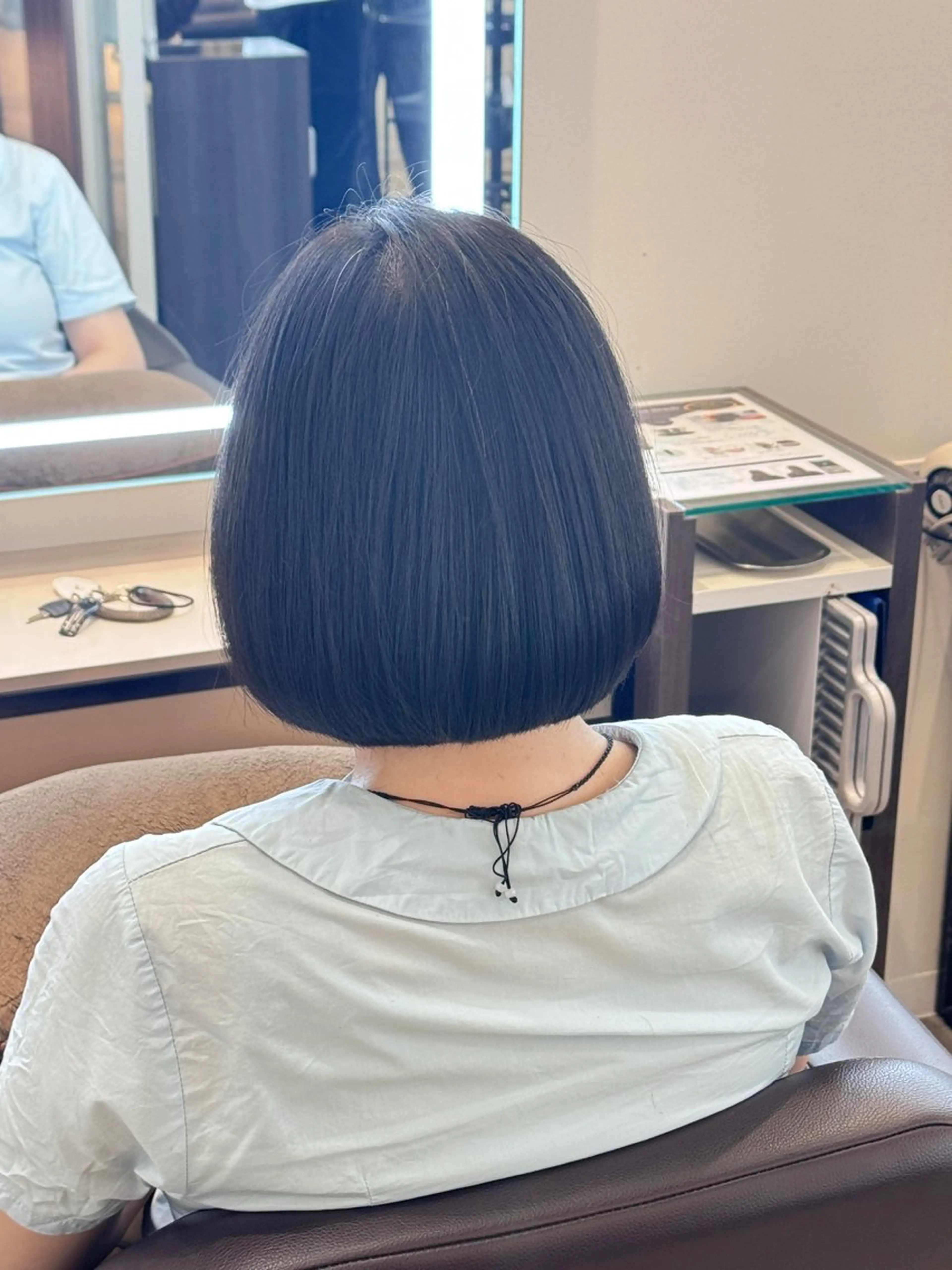 ショート 周 静のヘアスタイル