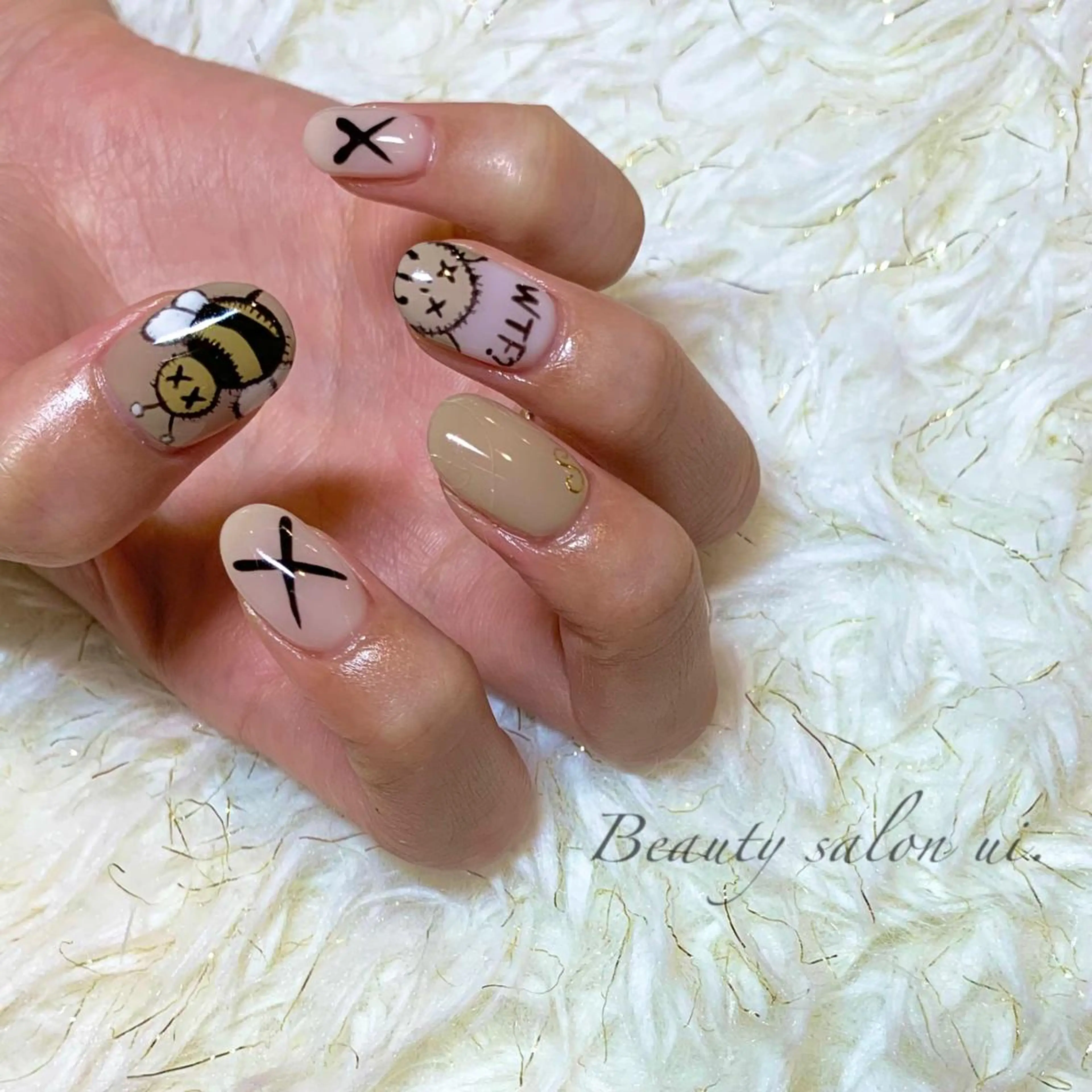 ネイル アートネイル ショートネイル ハンドネイル ui nailのネイルデザイン