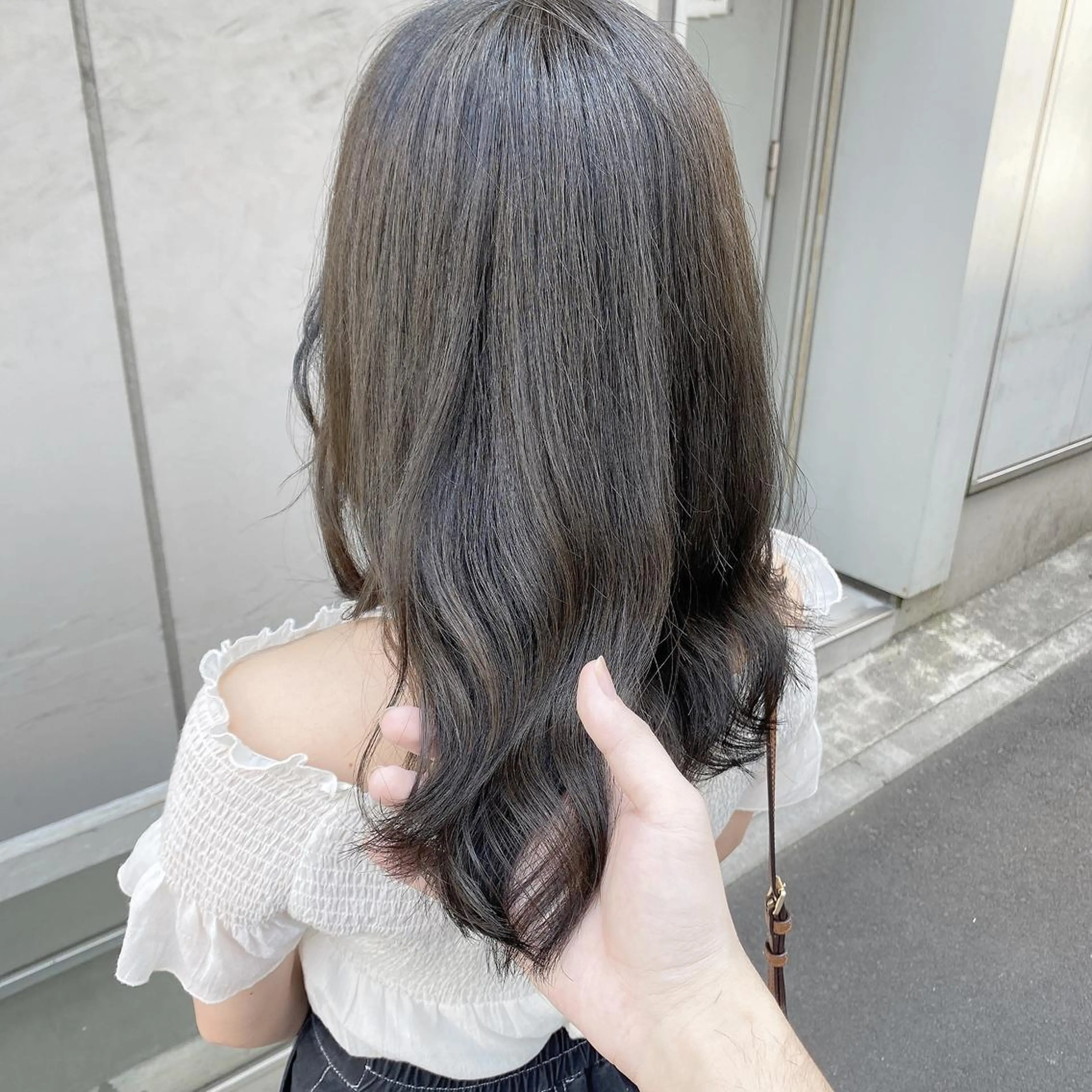 ロング カラー 大人っぽ韓国レディ レイヤー🤍渋谷のヘアスタイル