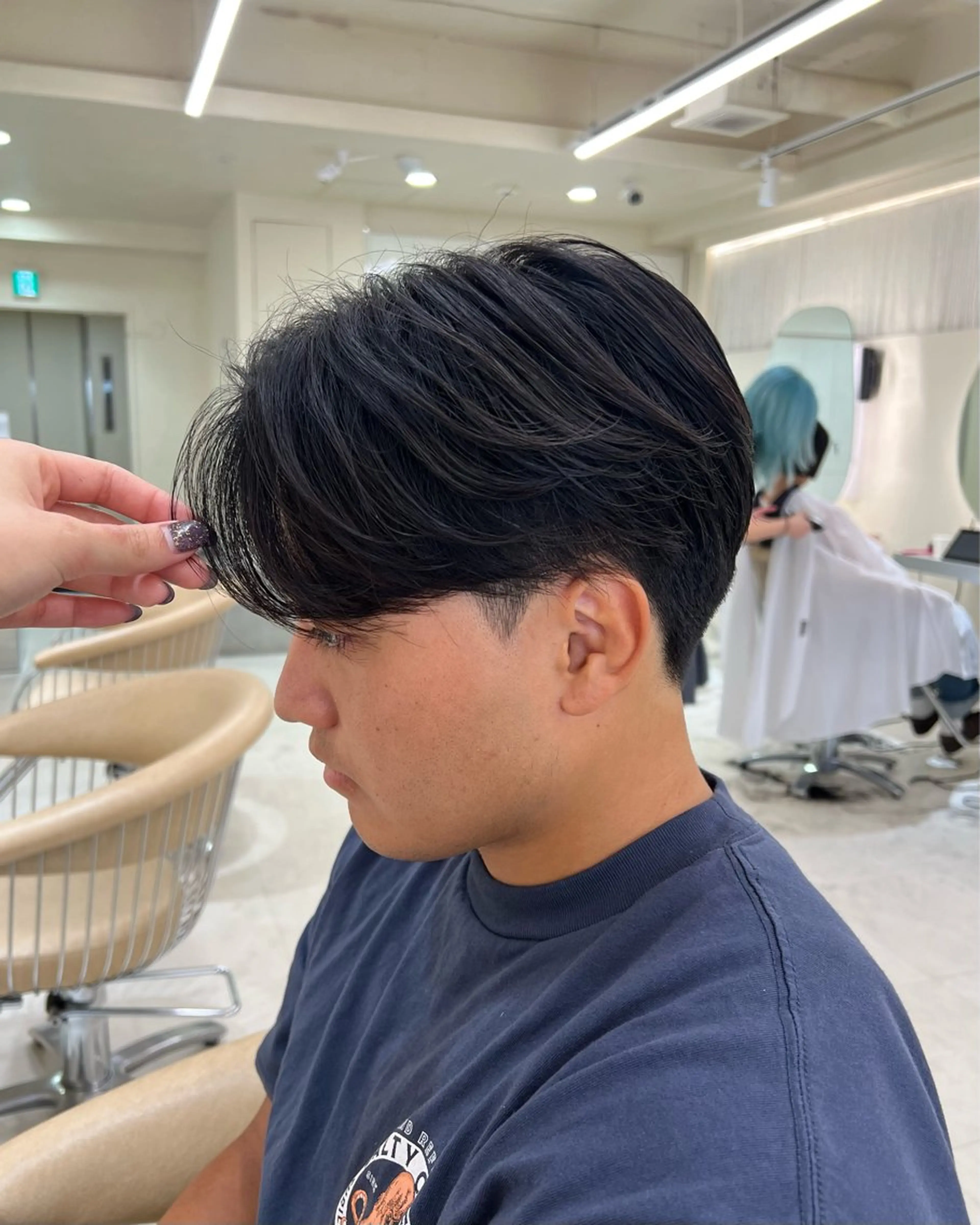 メンズ 横浜/ショート/ レイヤーカットのヘアスタイル