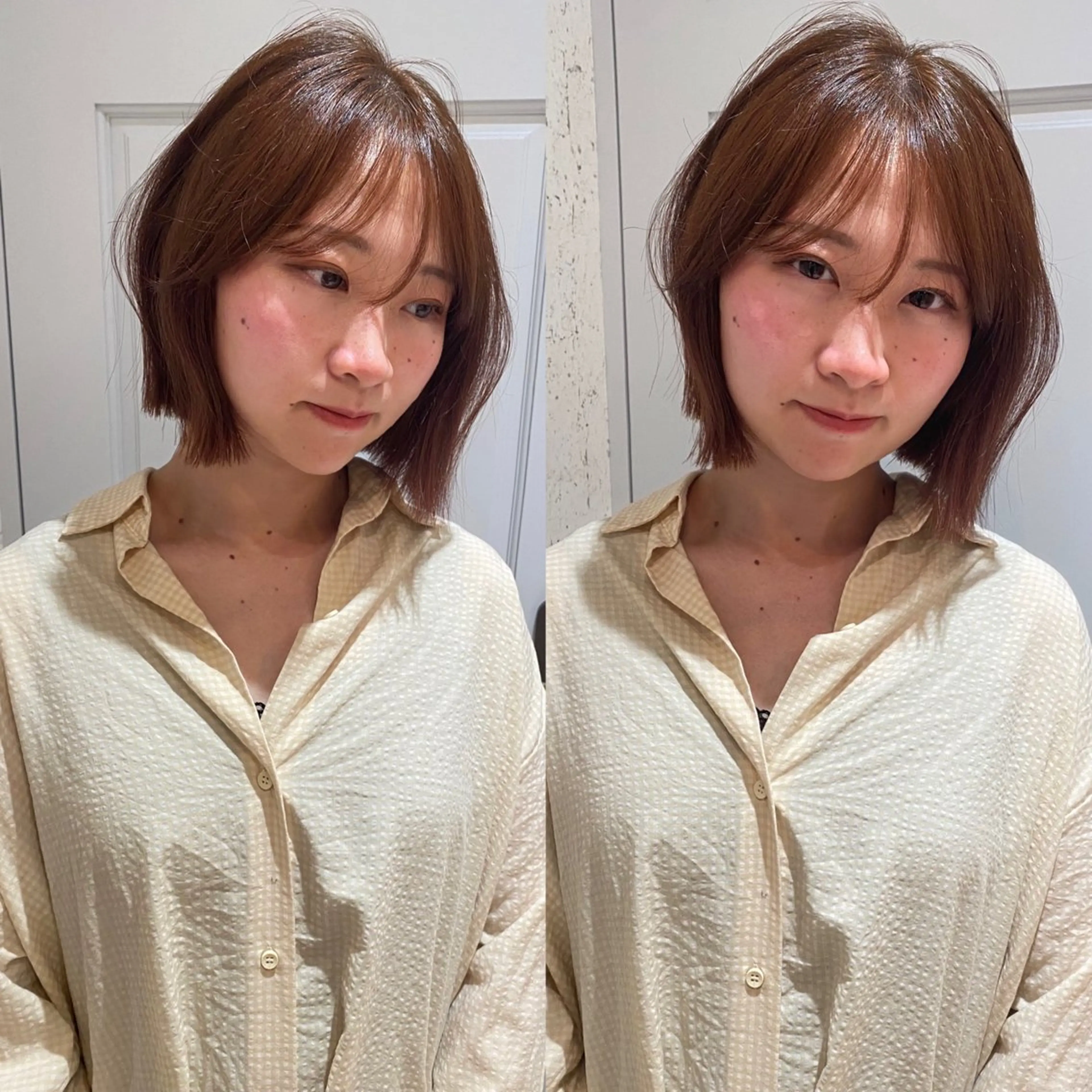 ショート カラー カット ヘアカラー 縮毛矯正 トリートメント mai / linoah˚✧のヘアスタイル