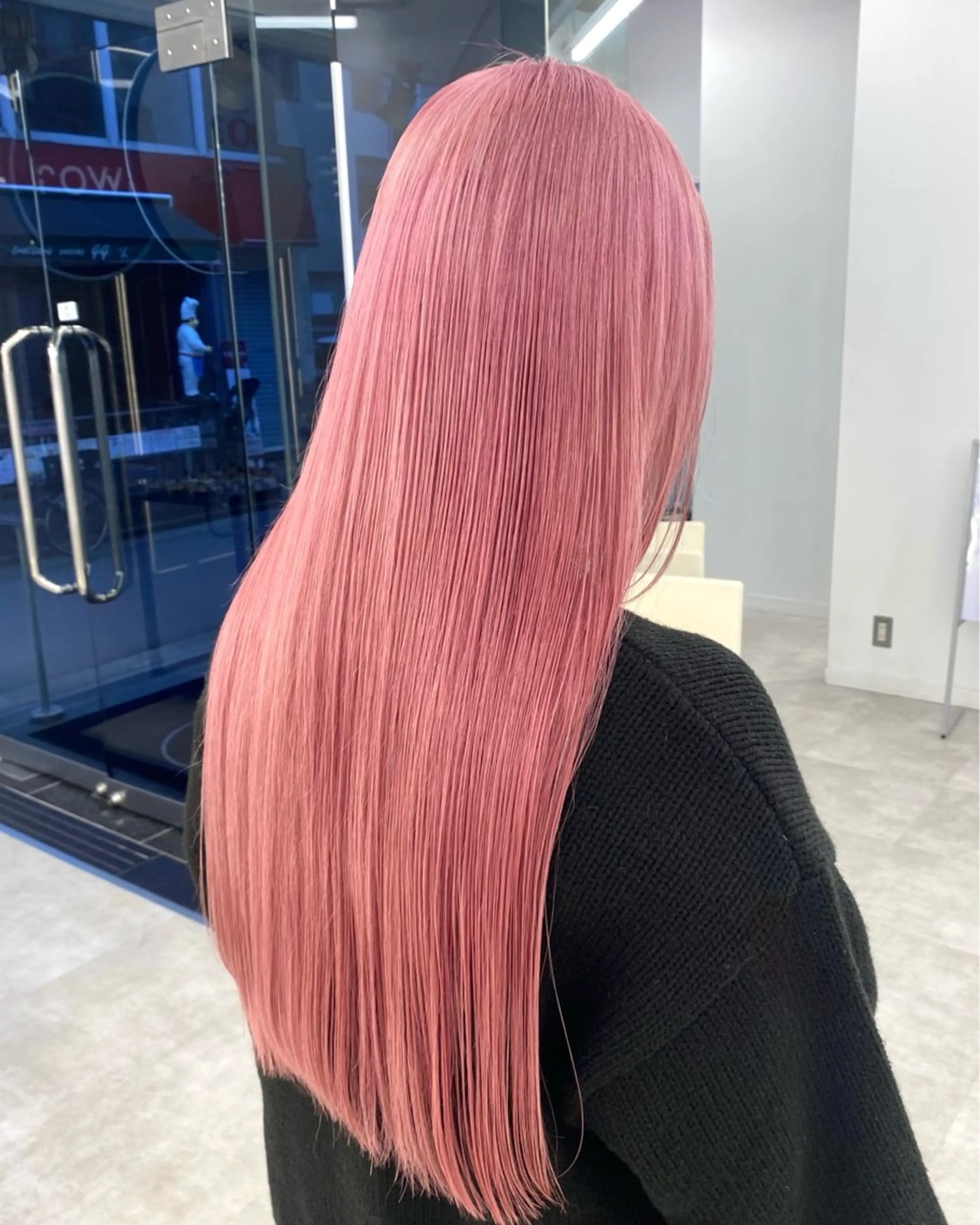 ロング ヘアカラー 🇰🇷韓国ヘア🎀 レイヤー🤍MOEのヘアスタイル