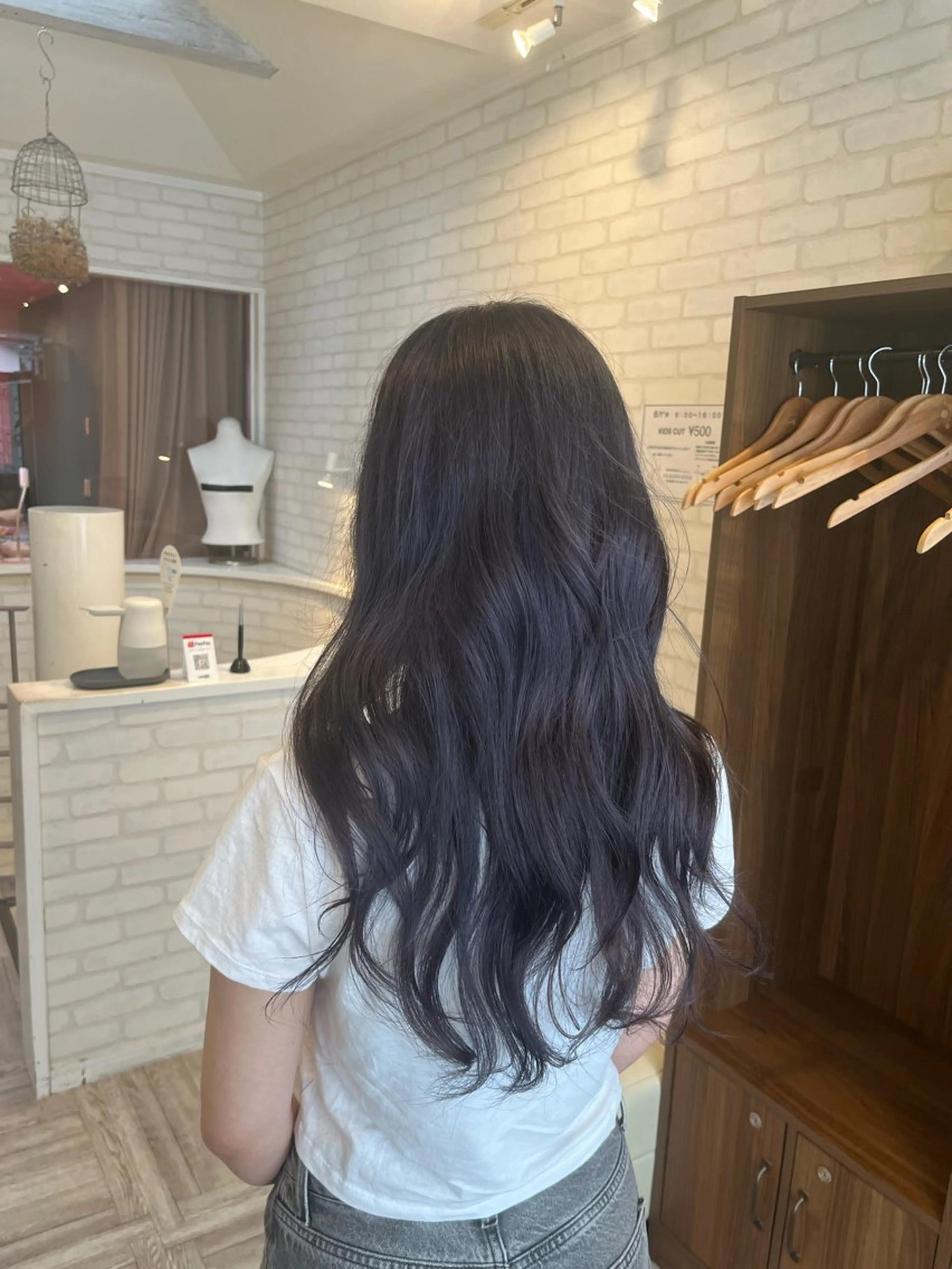 カラー ブリーチ 透明感カラー ヘアカラー 阿部 うららのマツエク・マツパデザイン