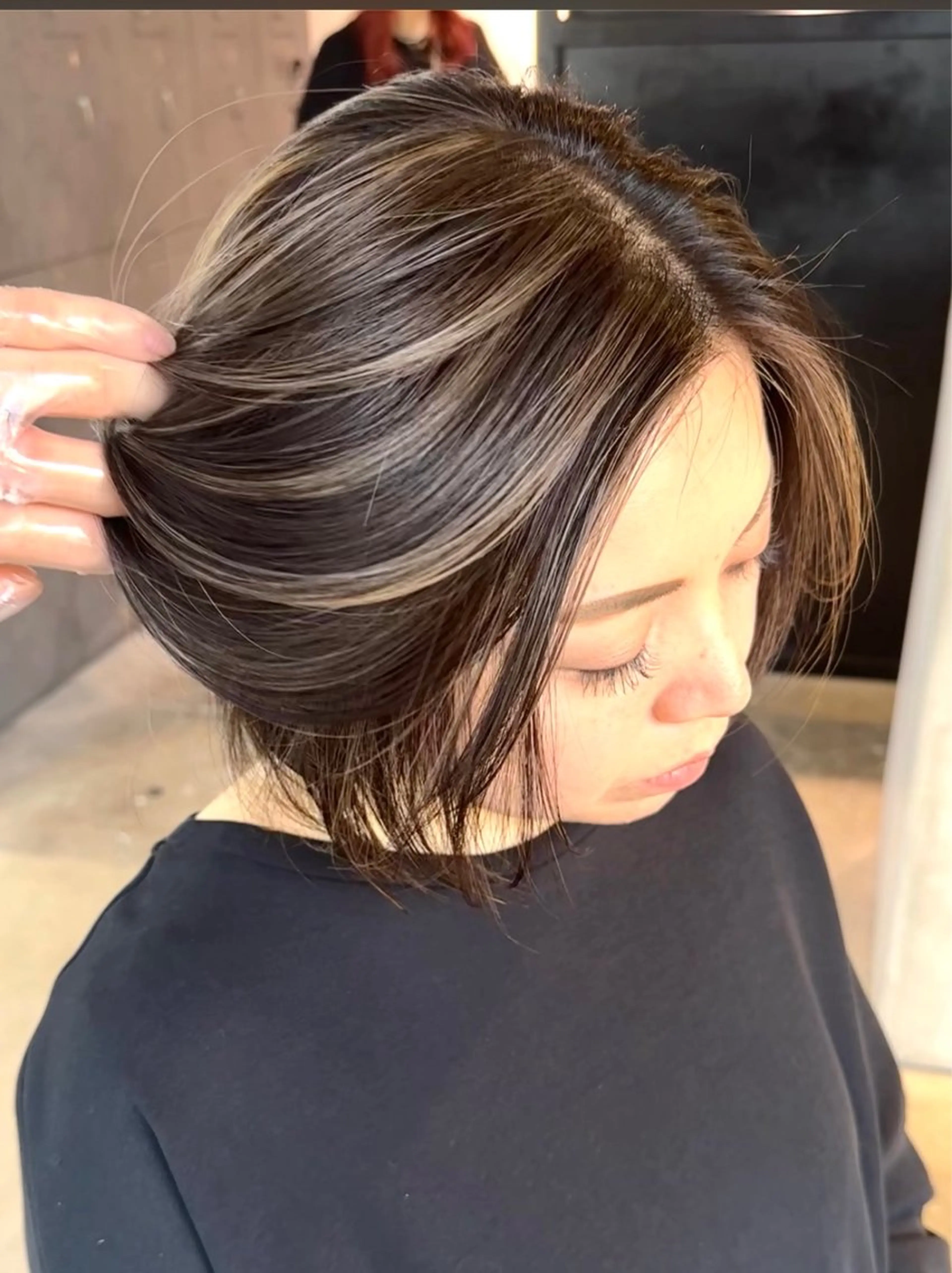 ショート カラー ハイライトカラー ハイライト ✂️大人のデザイン vivid✂️のヘアスタイル