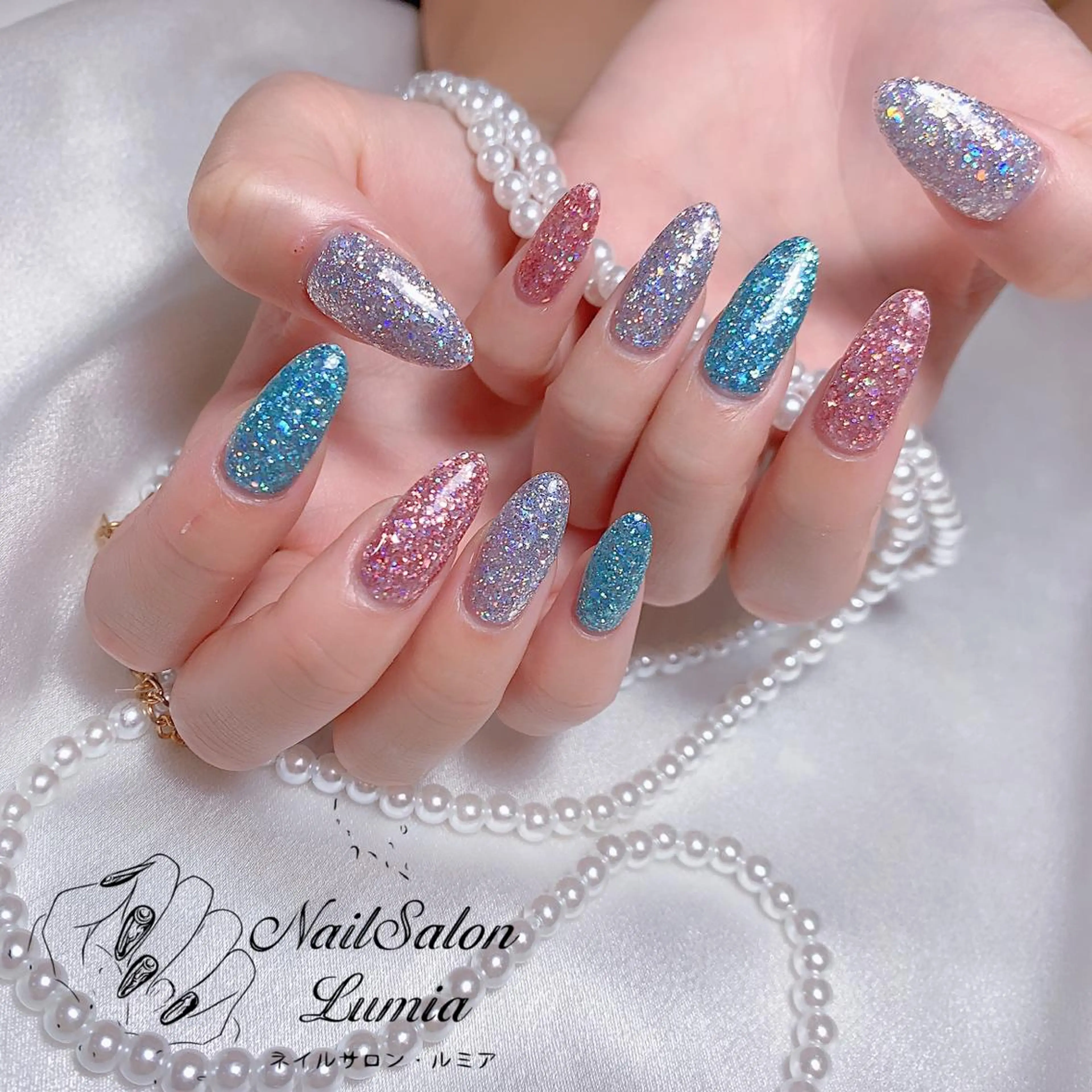 ネイル ハンドネイル ネイルサロン ルミア Lumia 店長のネイルデザイン