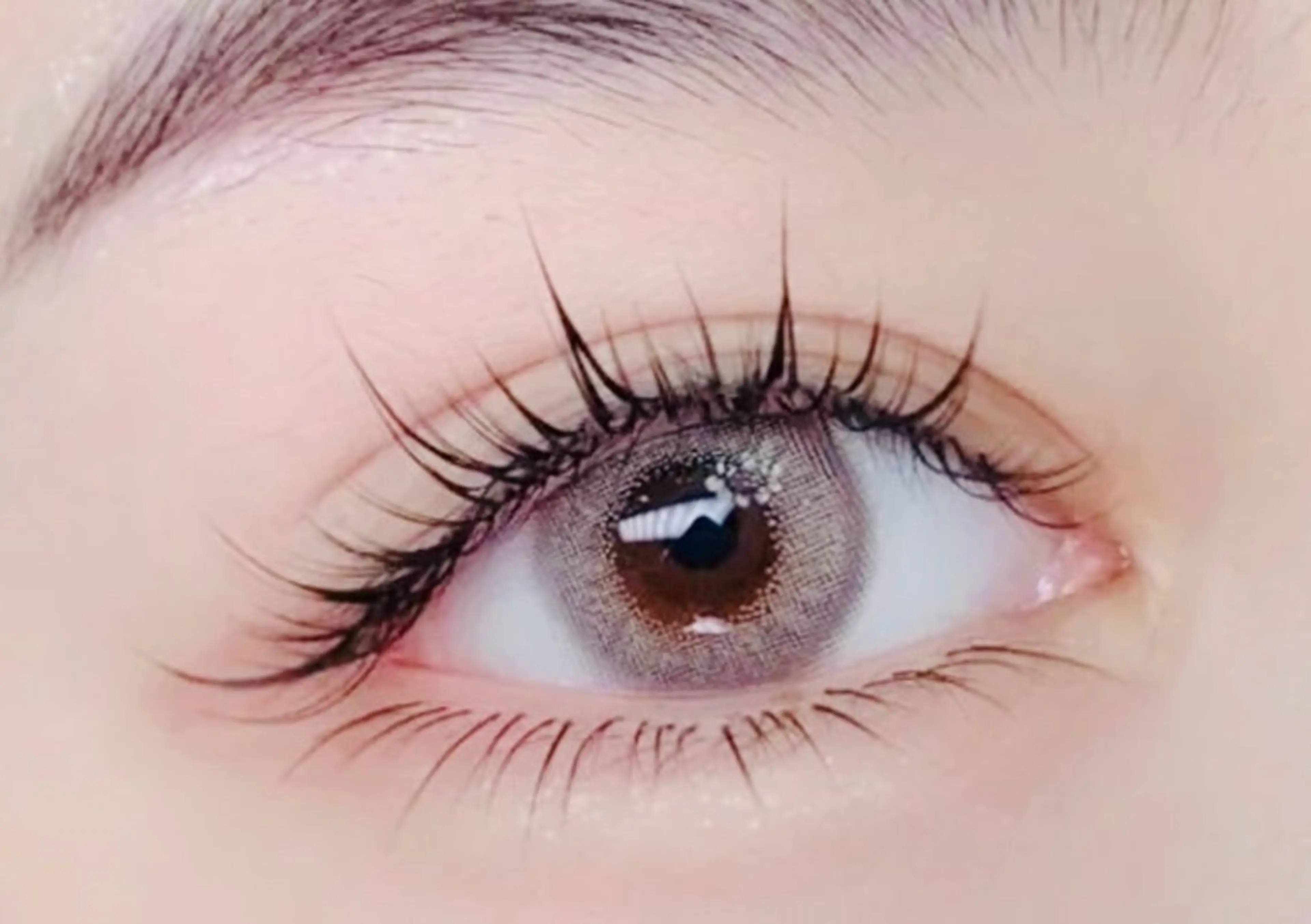 マツエク・マツパ 付け放題 バインドロック 束感まつ毛 カラーマツエク フラットラッシュ Ｍ salon アイラッシュのマツエク・マツパデザイン