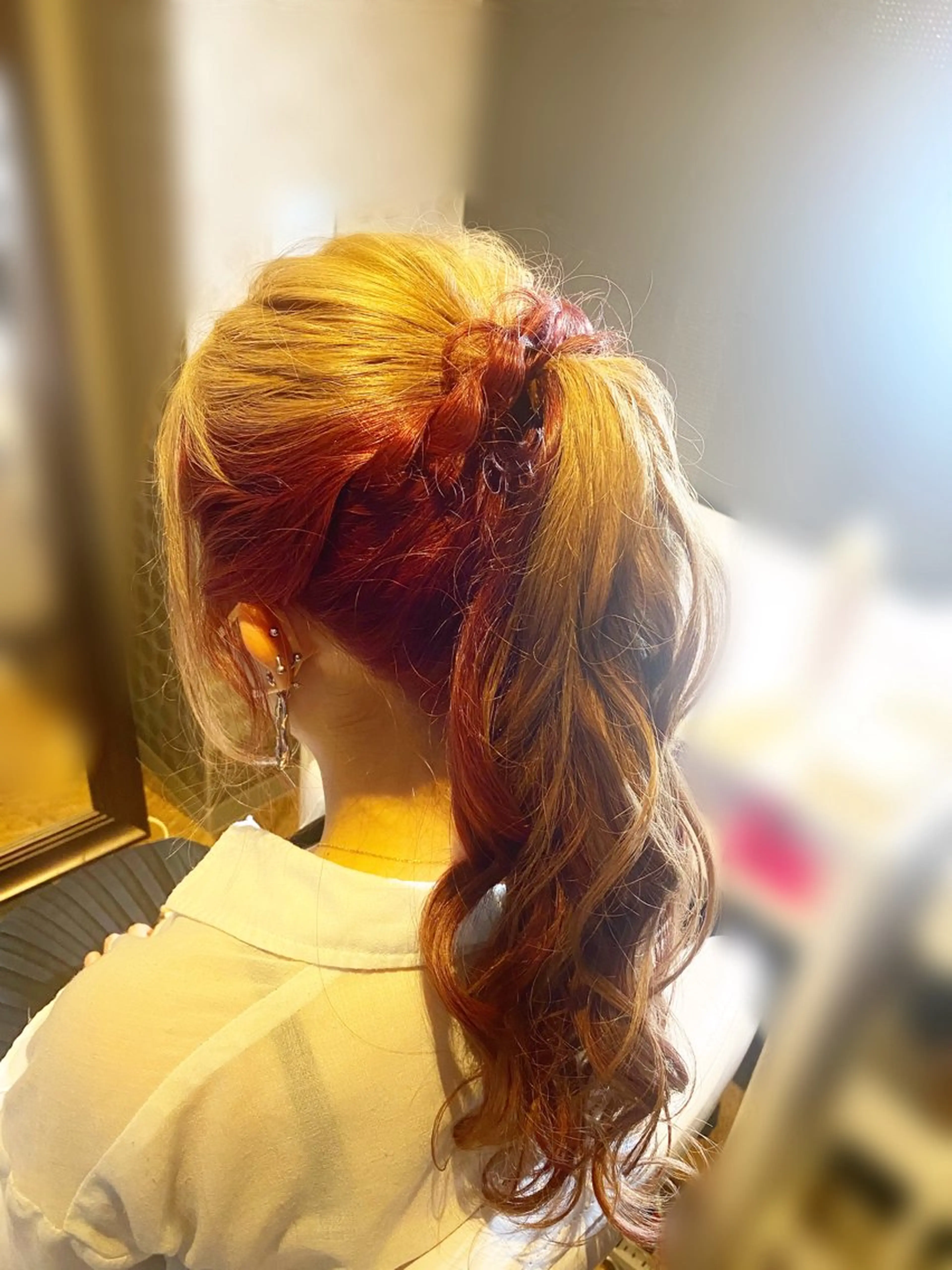 ヘアアレンジ ヘアセット 清川 椿咲のネイルデザイン