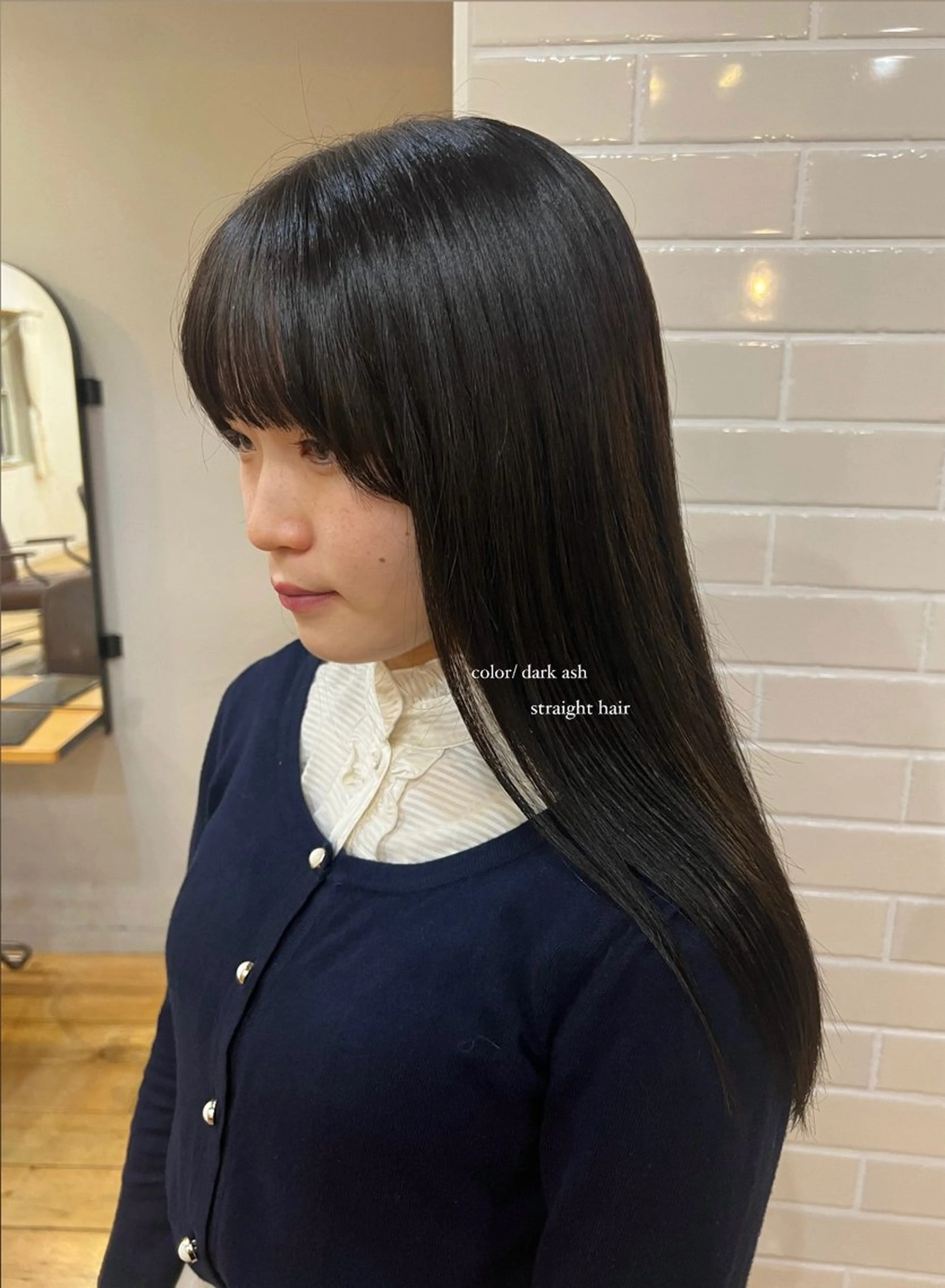 セミロング natsu/梅田 /透明感/艶髪のヘアスタイル