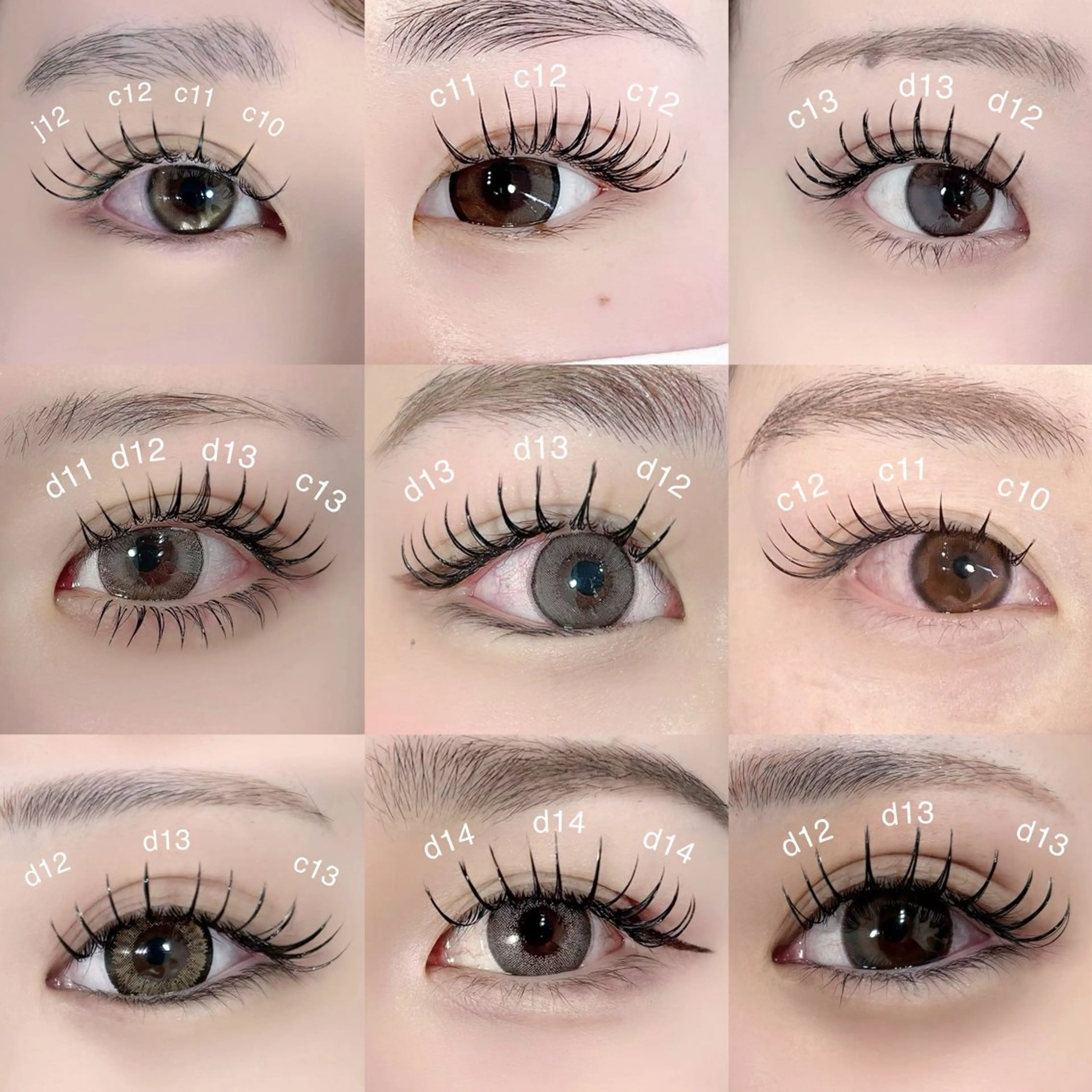 マツエク・マツパ Lucia 阿部のマツエク・マツパデザイン