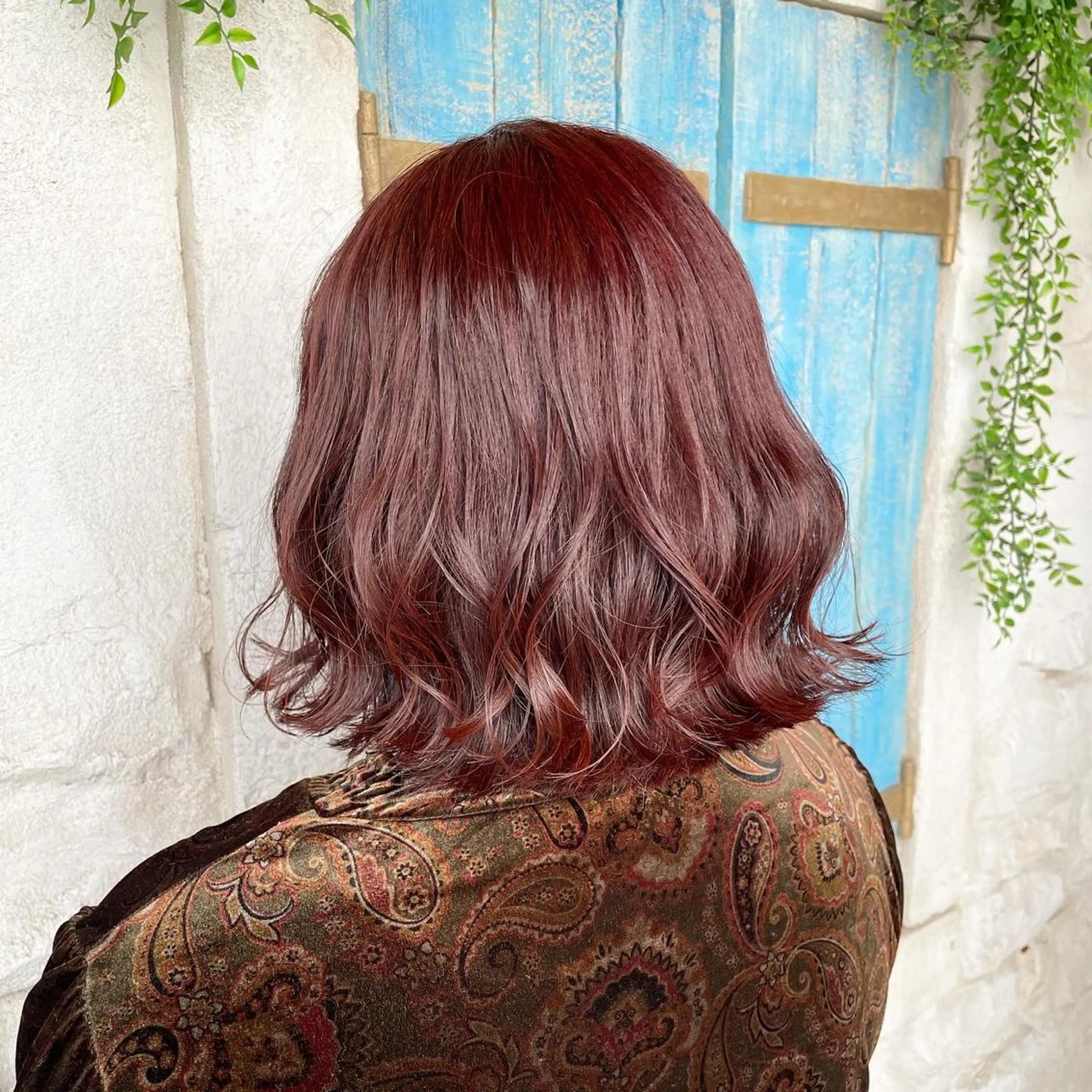 ショート カラー ピンクカラー 佐久間 広祐のヘアスタイル