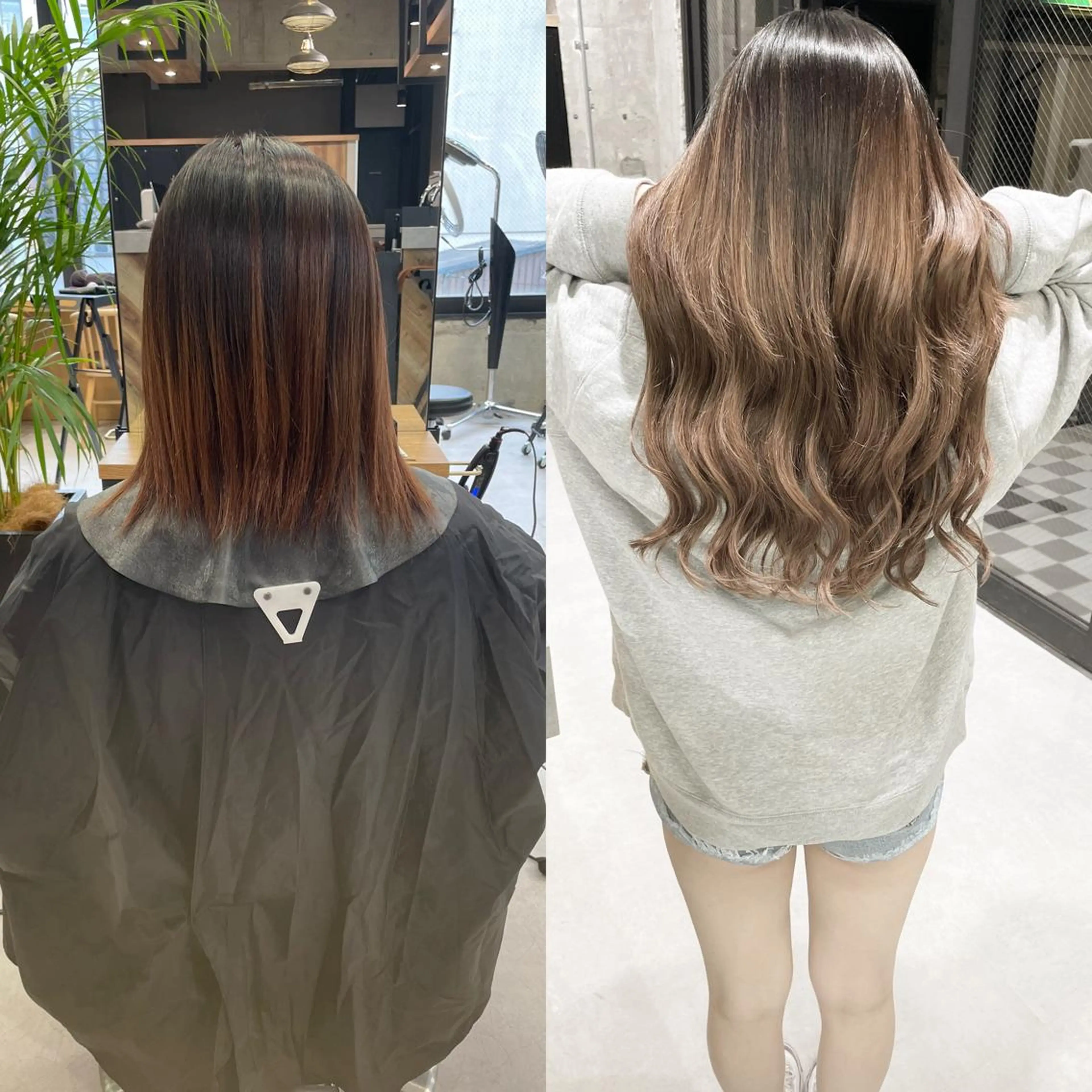 ロング カラー ヘアアレンジ エクステ エクステ TATSUYA アートディレクターのヘアスタイル