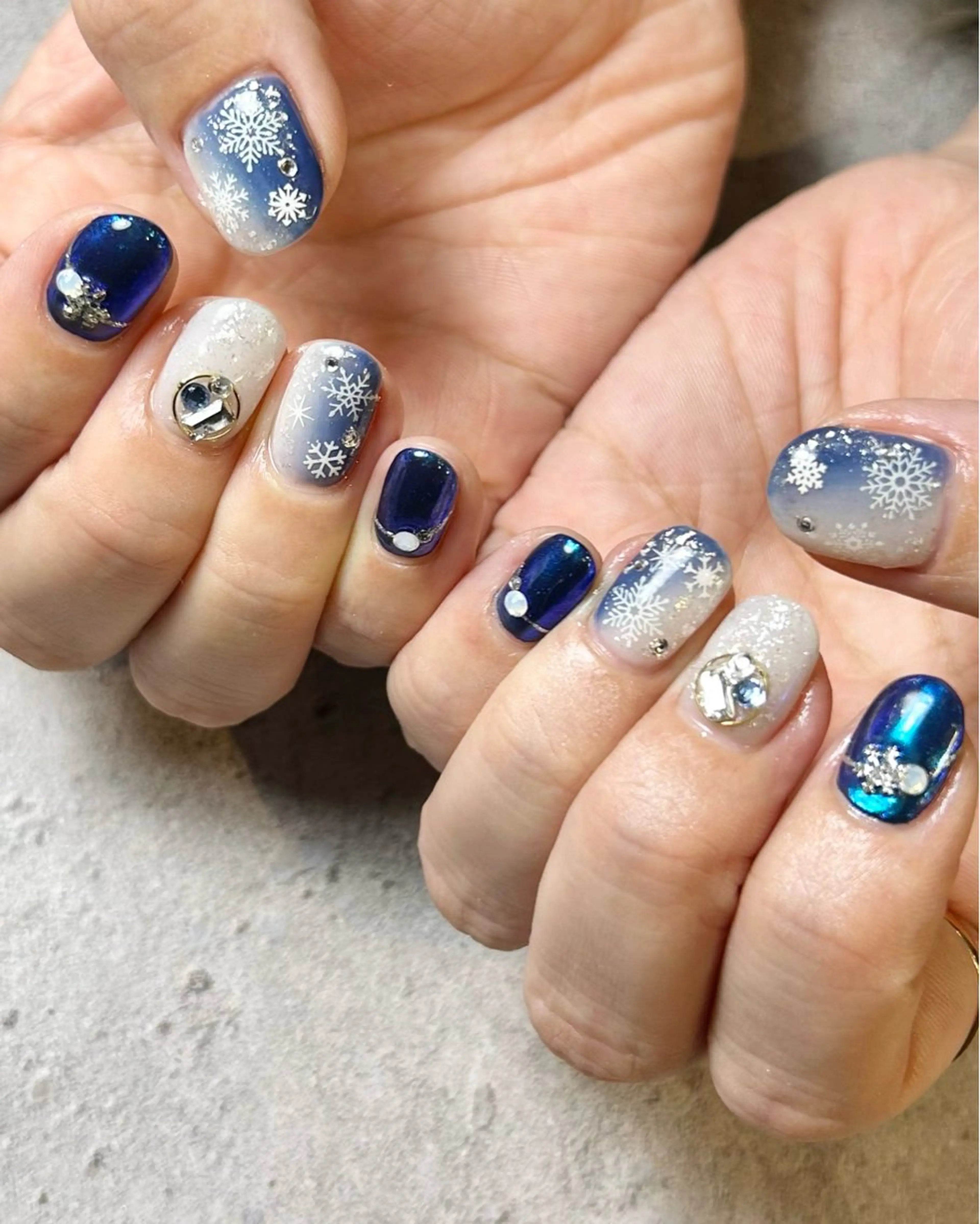 ネイル 持ち込み ハンドネイル Reflection marikoのネイルデザイン