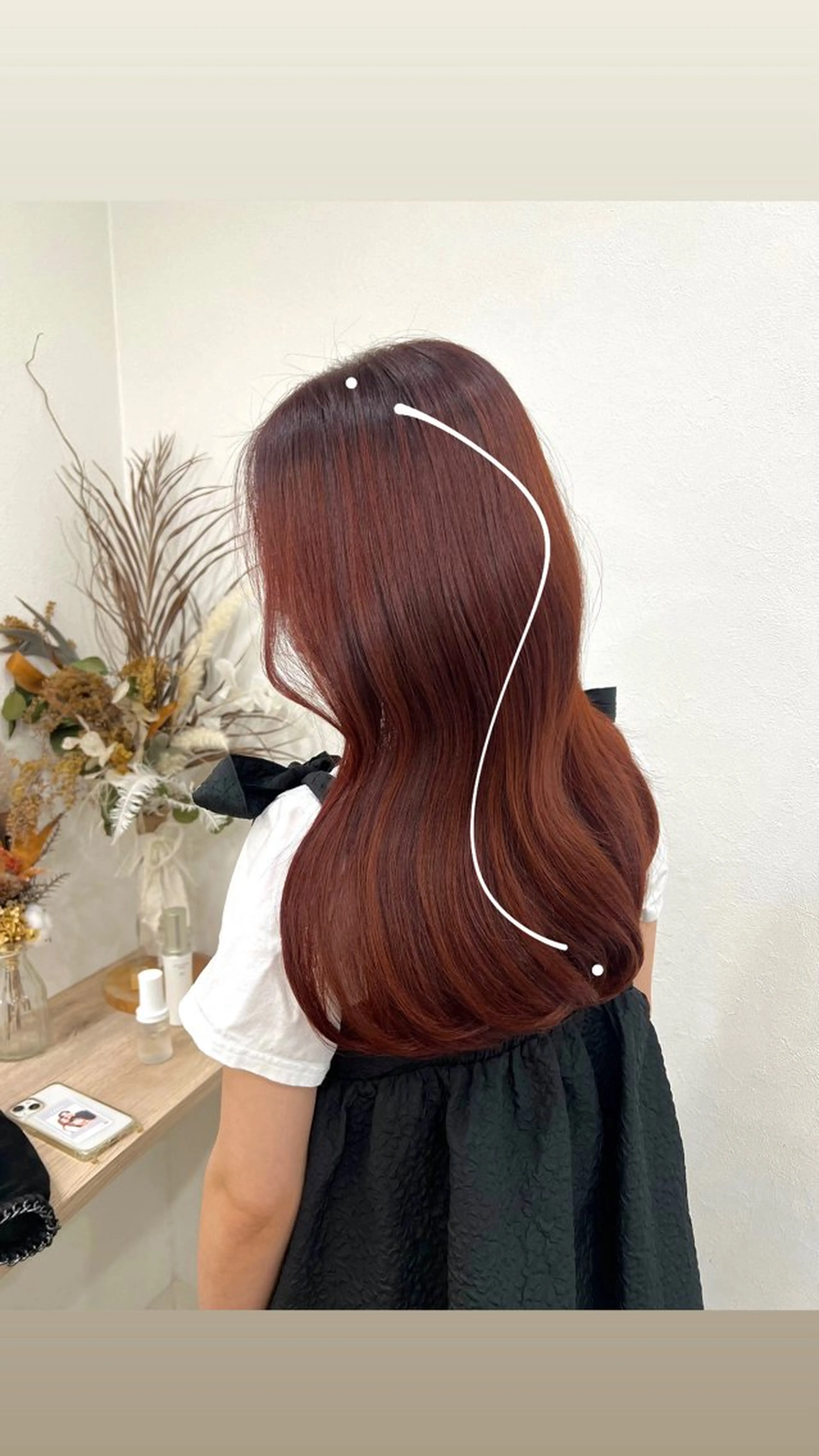 ロング TOKI mahoのヘアスタイル