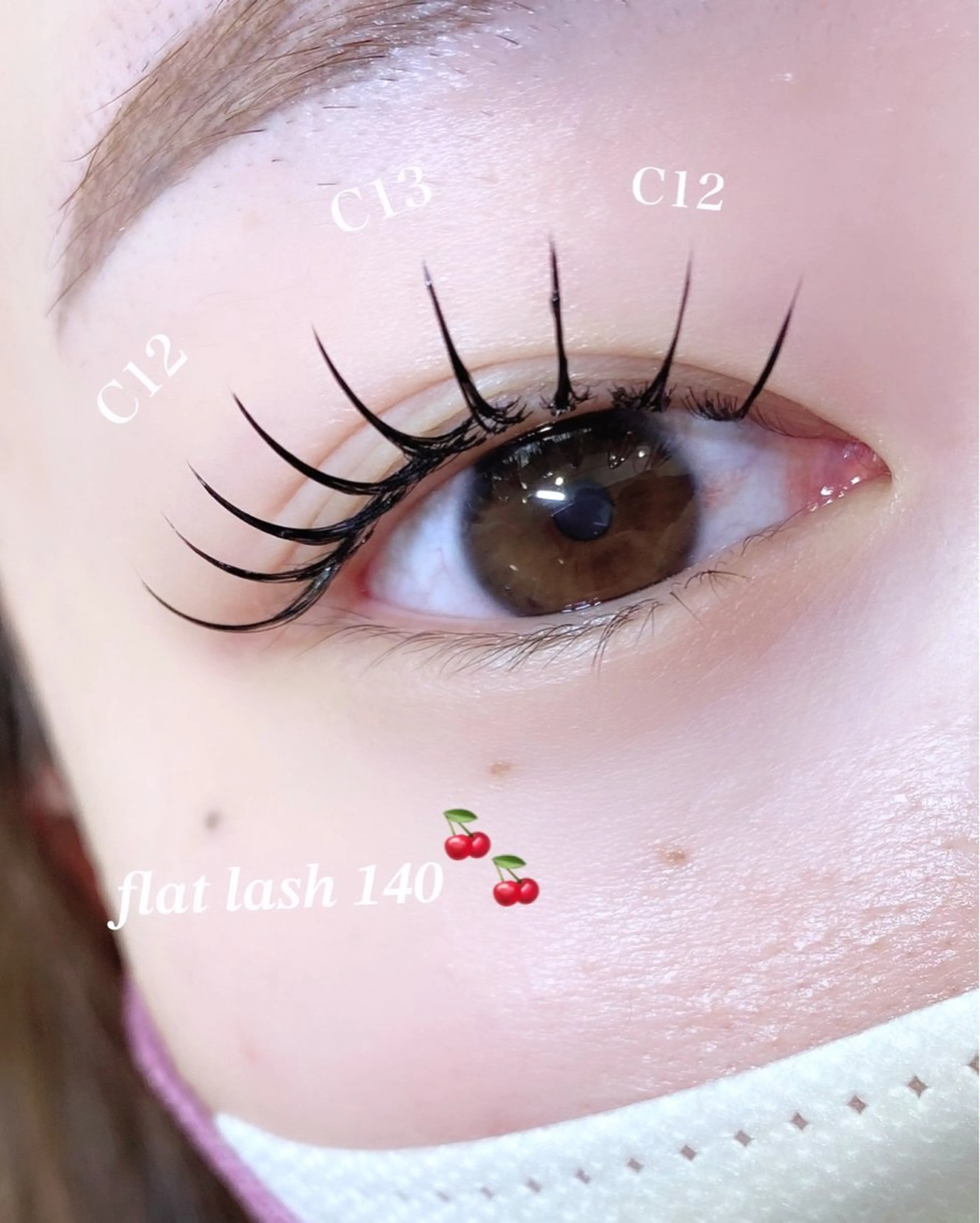 💗Open価格💗【エクステ】フラットラッシュ80​〜​100本➕初回オフ無料の写真