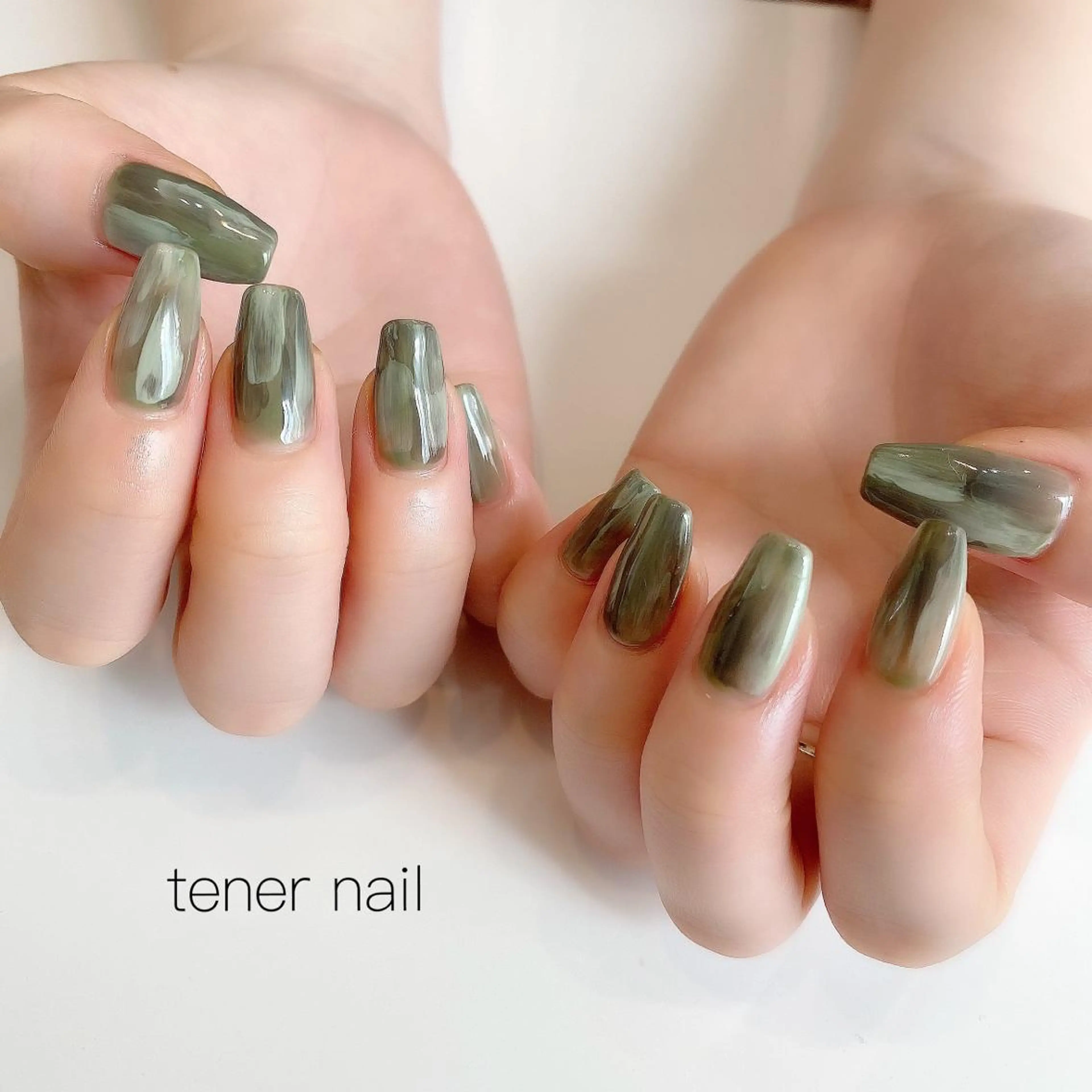 ネイル ニュアンスネイル ピスタチオネイル tener  nail  テネルネイル所属・テネルネイル tener nailのネイルデザイン
