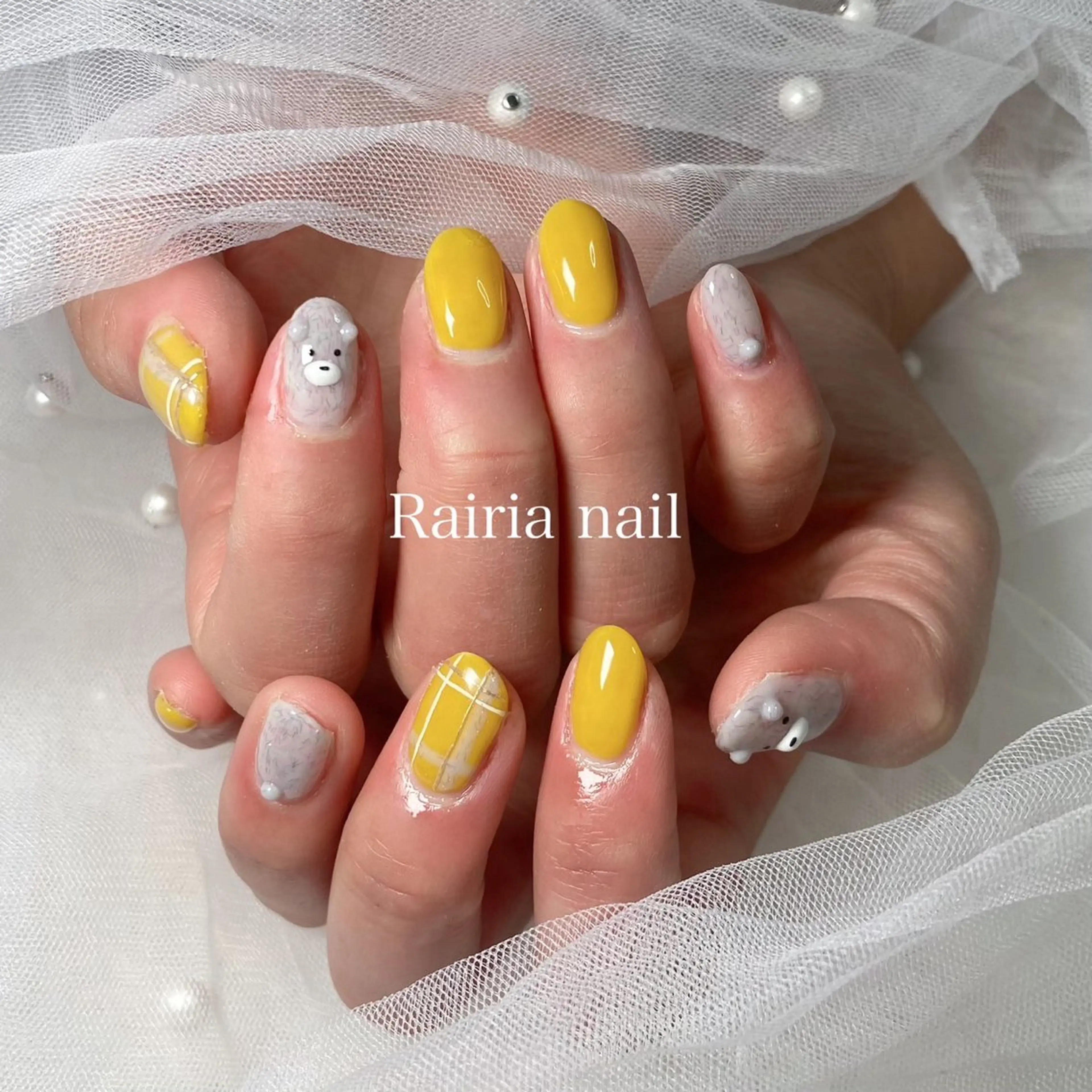 ネイル ハンドネイル Rairia nail&eyelash 小岩店所属・Rairianail MIYUのネイルデザイン