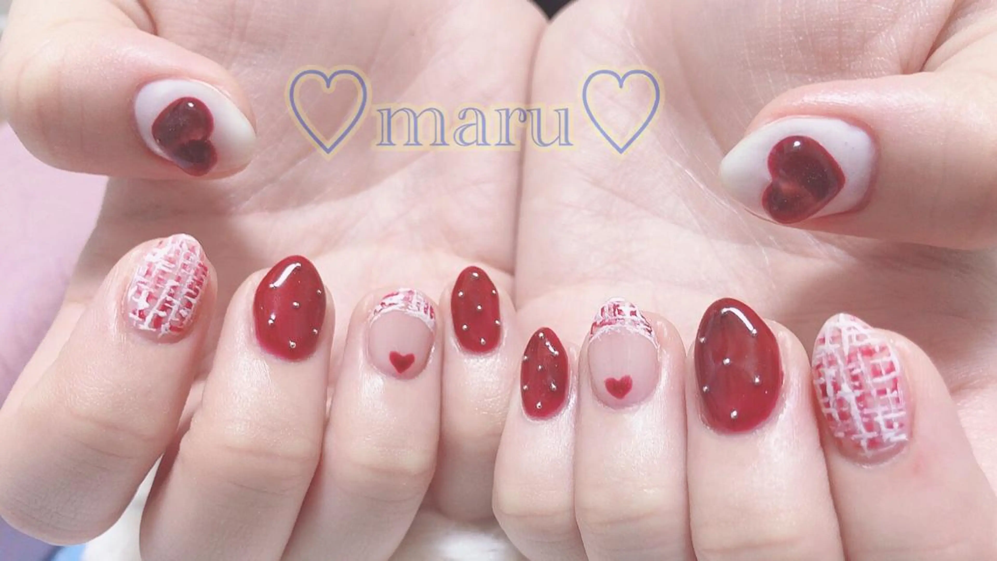 ネイル ハンドネイル フットネイル まるみ ♡のネイルデザイン