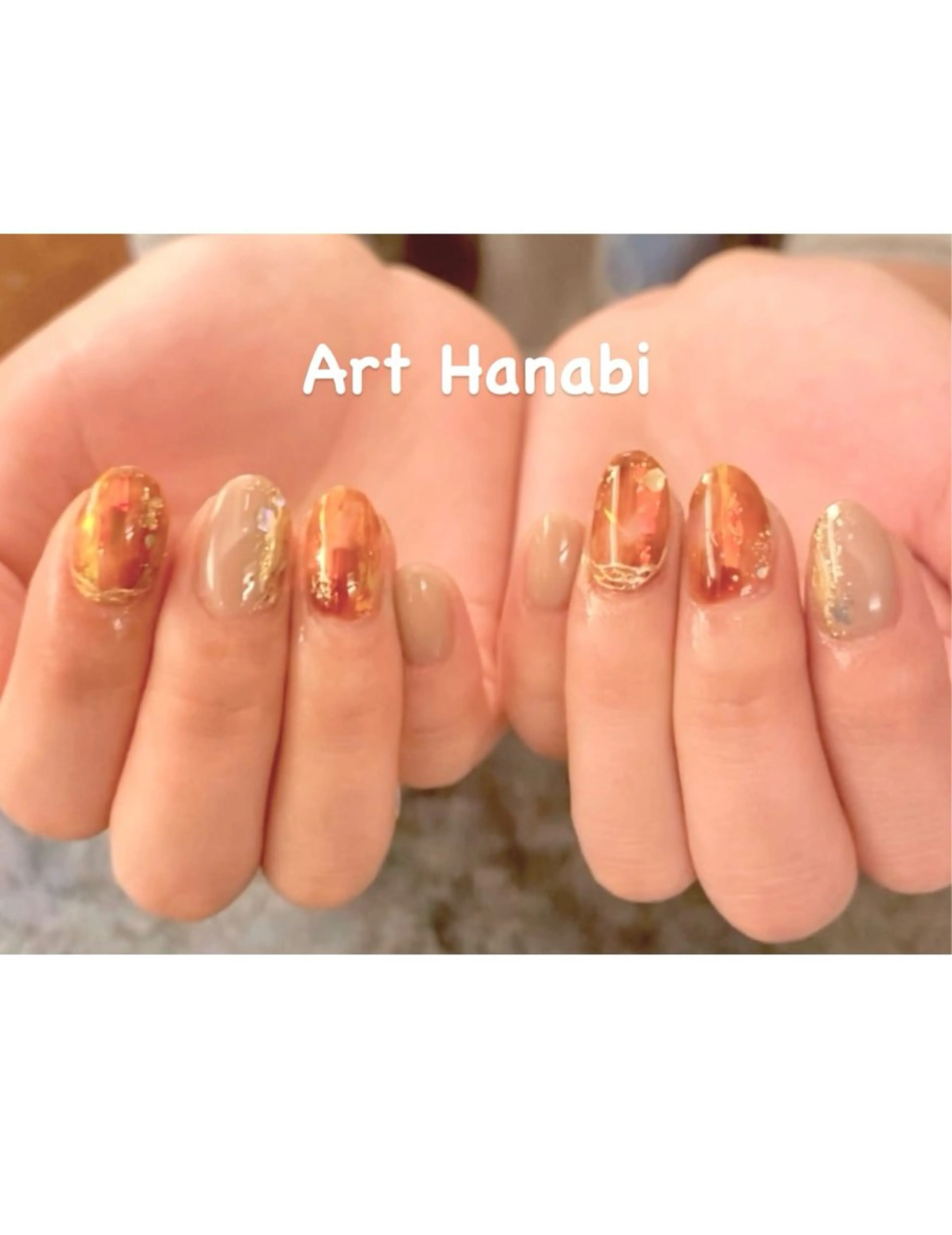 限定🈹割引 お任せニュアンス🌈 ジェルオフあり ドライケア付き 初回ジェルオフ無料の写真