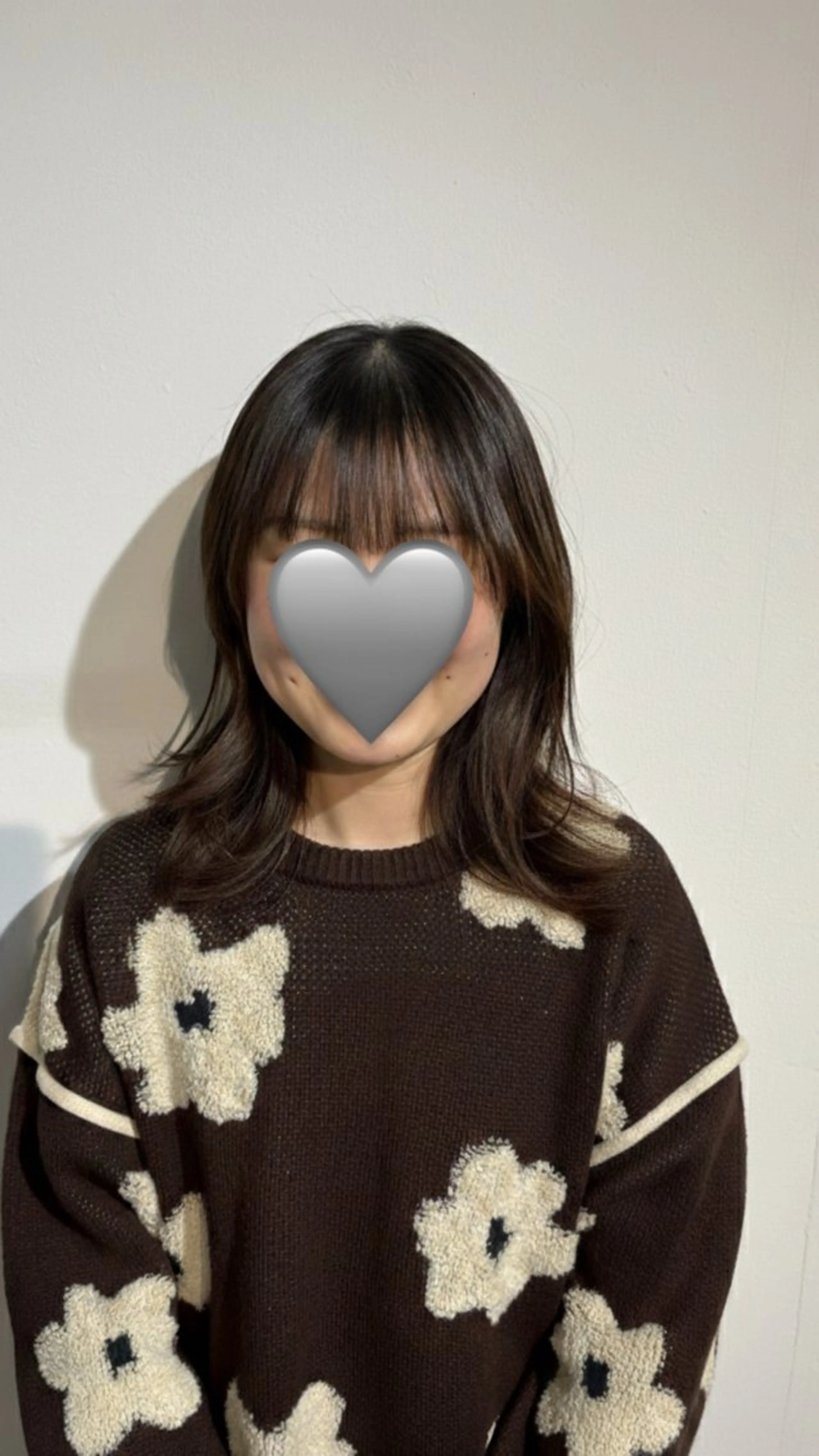 ロング レイヤーカット カット ヘアカラー のどか 髪質改善/ボブモデルのヘアスタイル