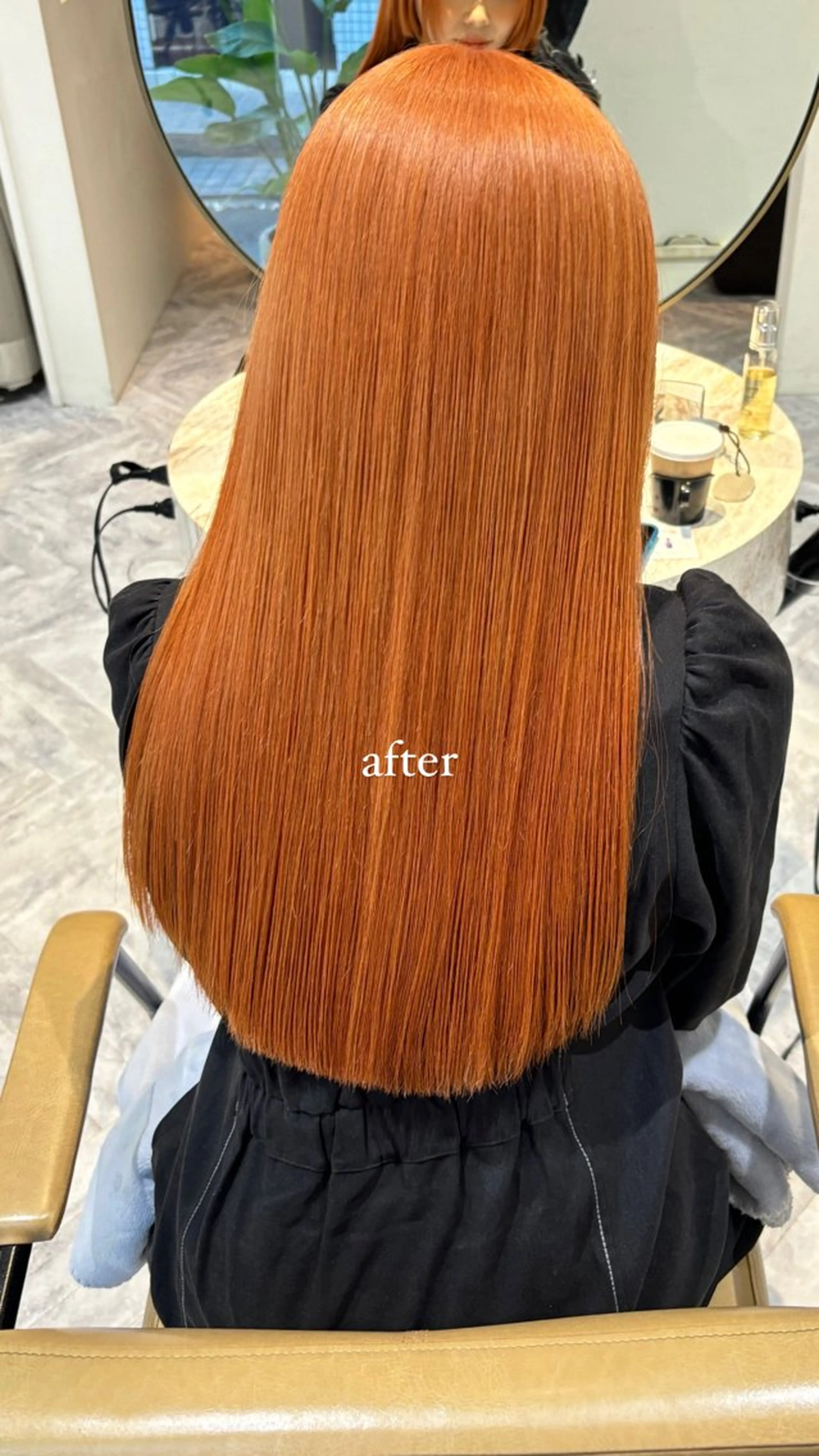 ロング カラー カット ヘアカラー トリートメント オリーブ/縮毛♡ Natsuno🩰のヘアスタイル